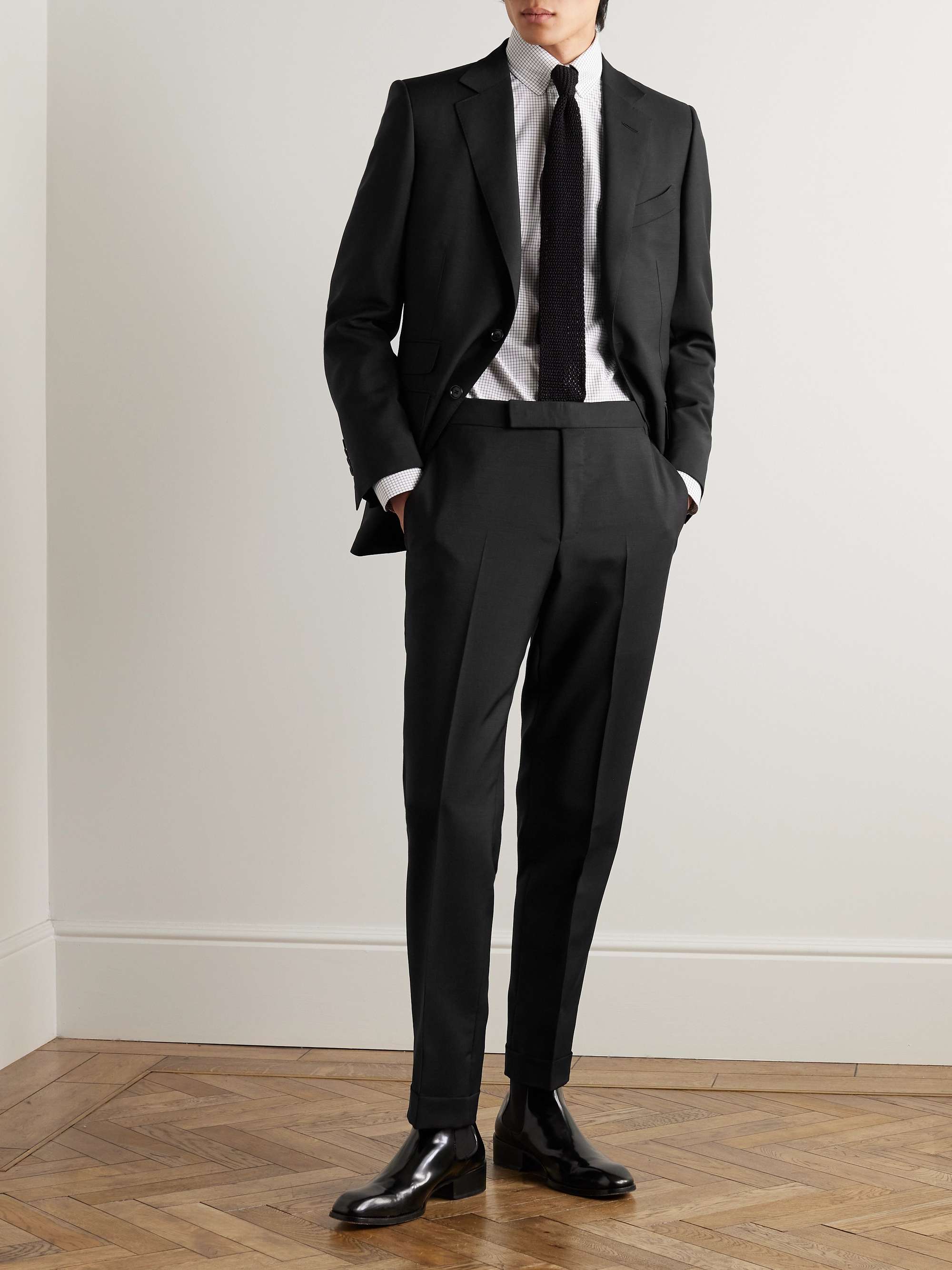 TOM FORD O'Connor Slim-Fit Mohair and Wool-Blend Trousers for Men | MR ...