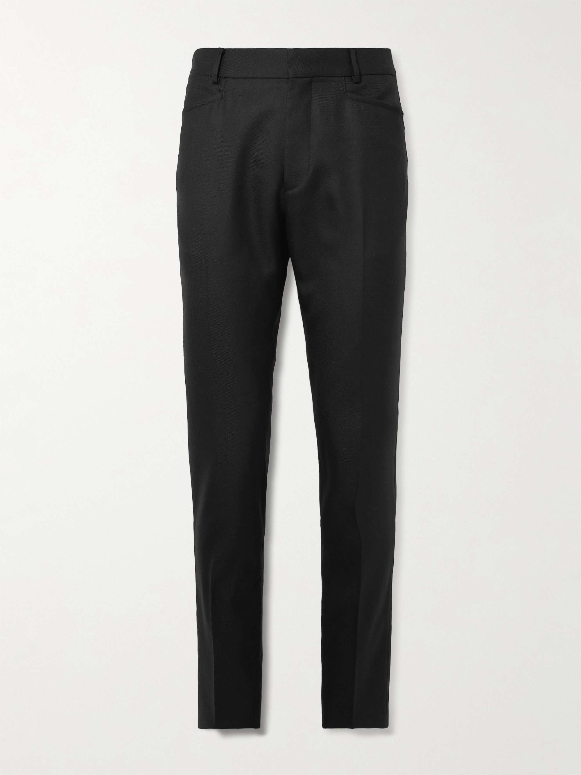 TOM FORD Slim-Fit Wool, Mohair and Silk-Blend Twill Trousers for Men ...