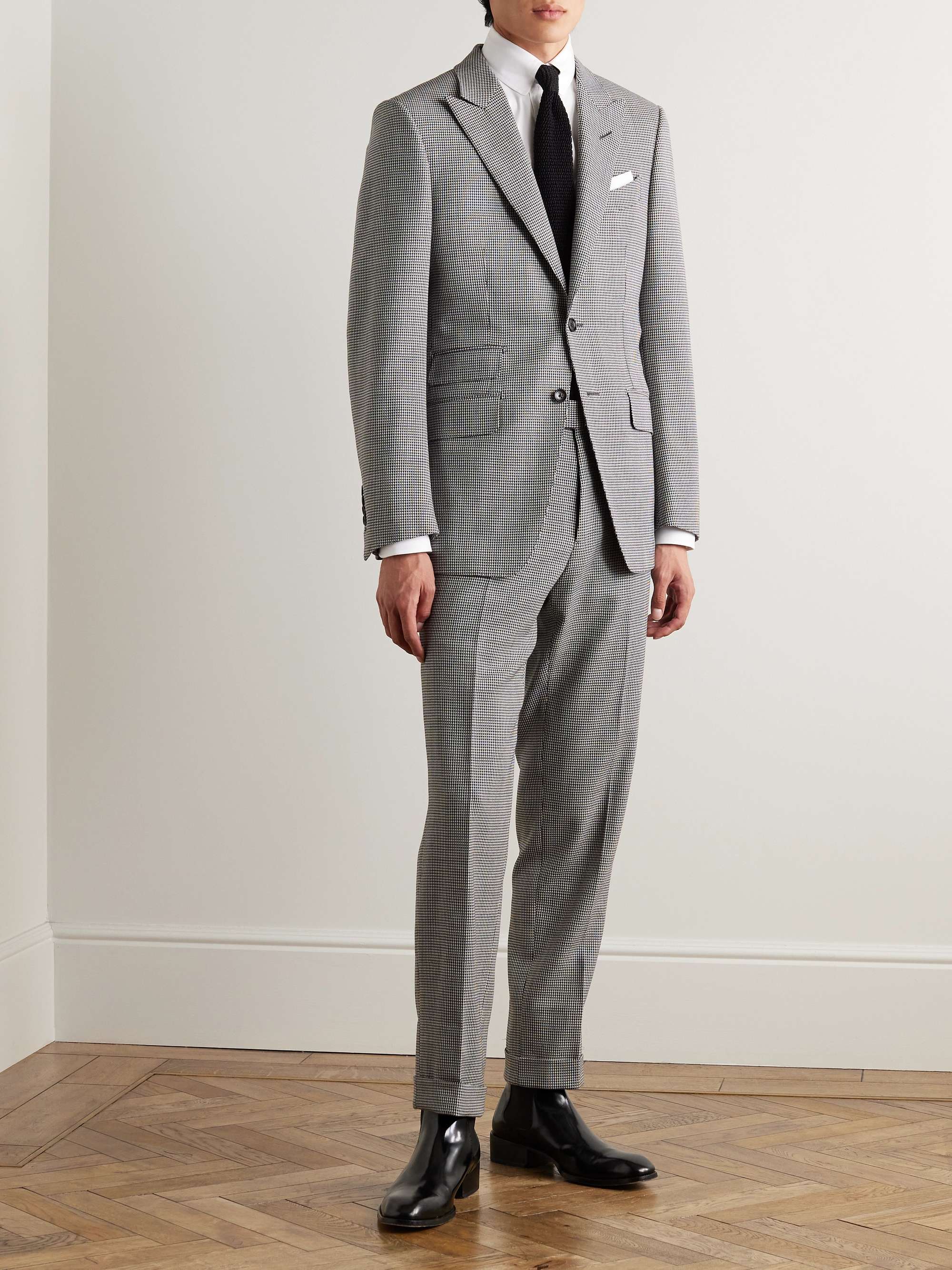 TOM FORD O'Connor Slim-Fit Puppytooth Wool Suit Jacket for Men | MR PORTER
