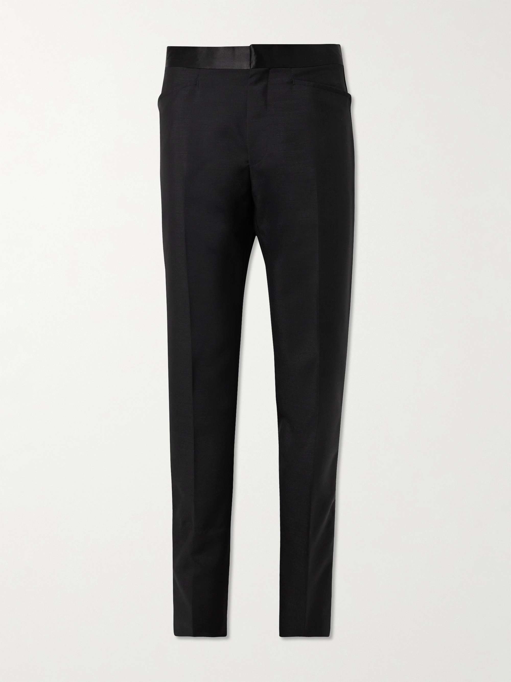 Atticus striped jacquard slim pants