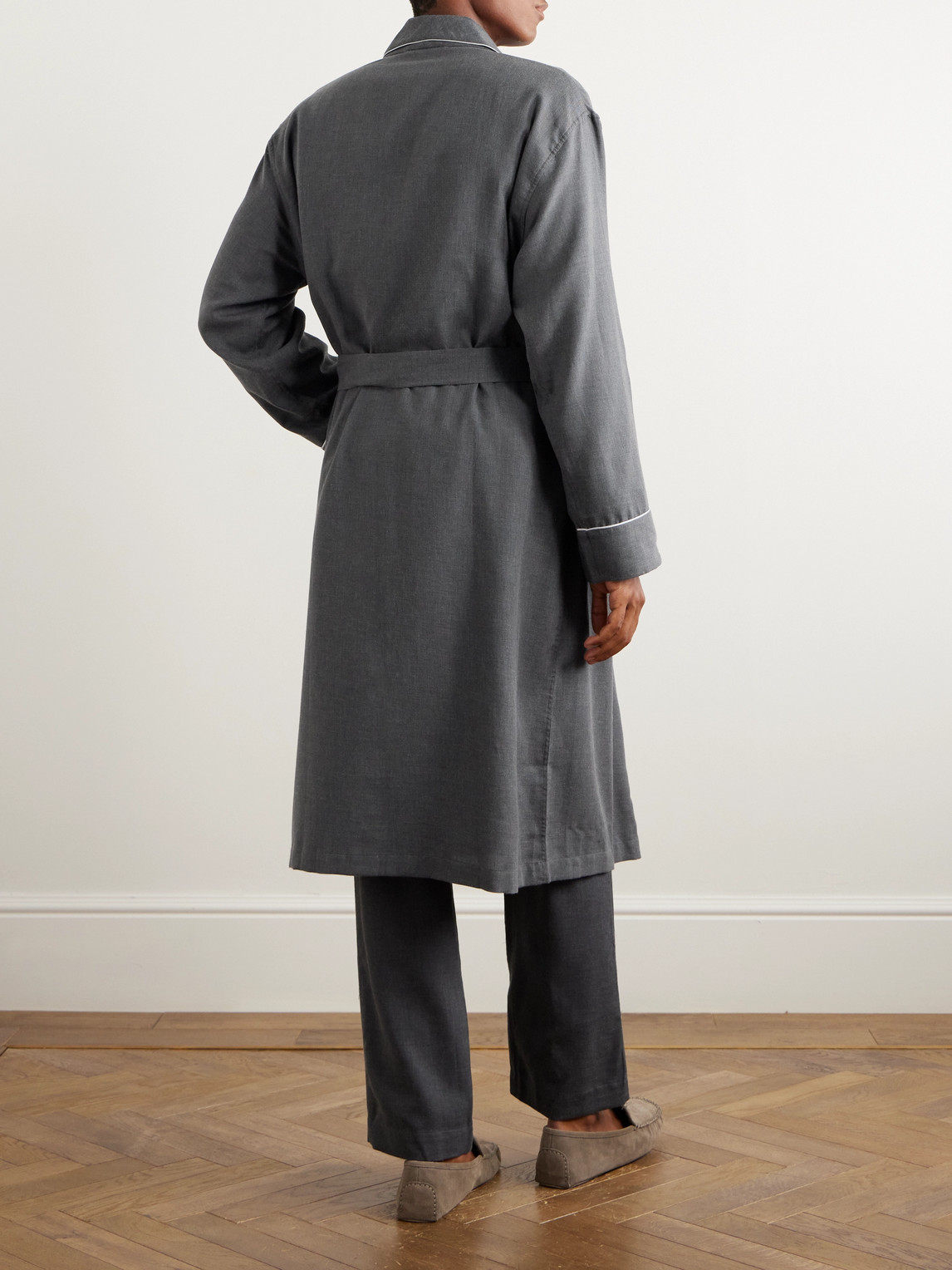  Thom Sweeney - Cotton Robe - Men - Blue - Xs 