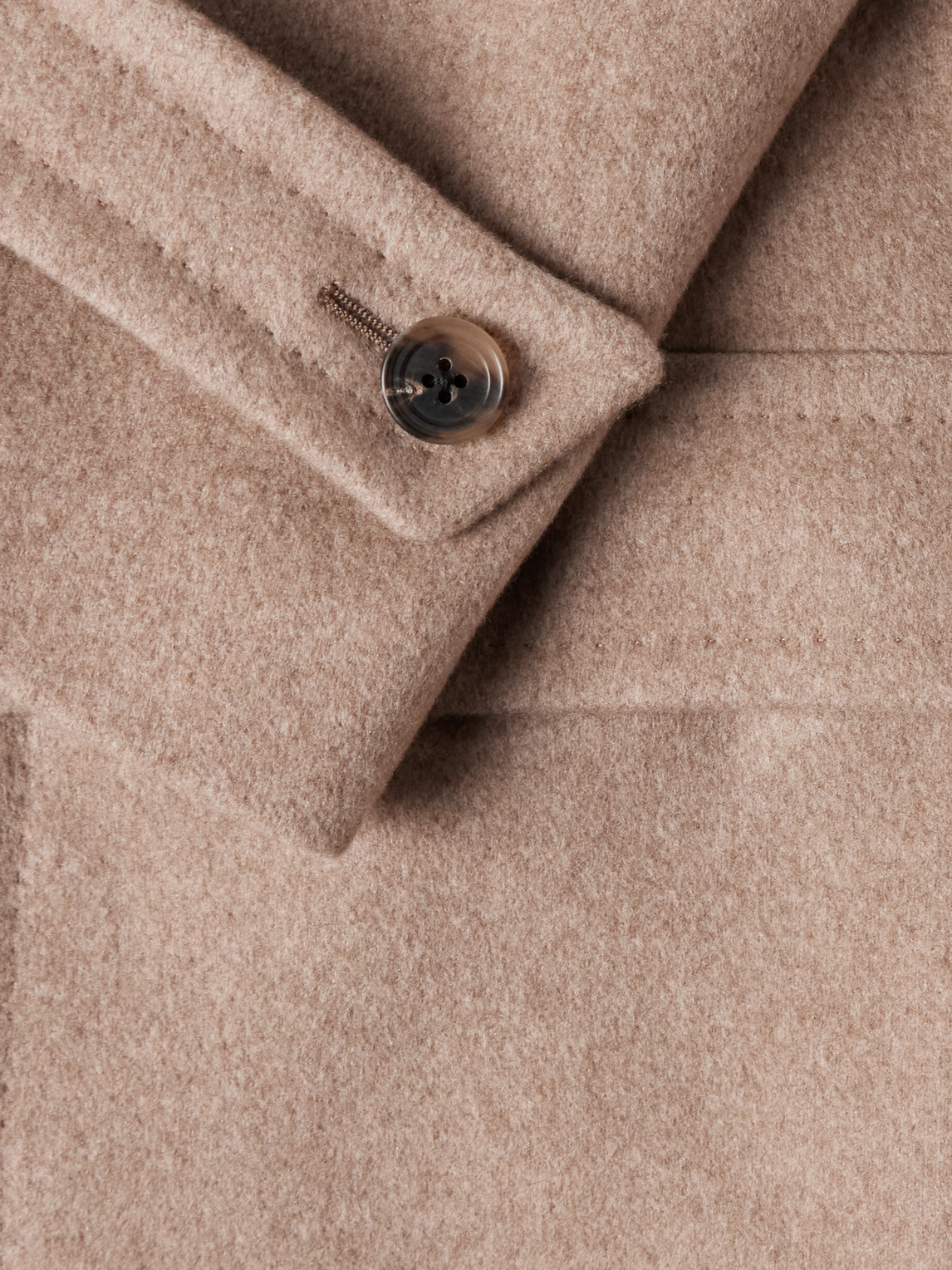Shop Thom Sweeney Double-breasted Cashmere Coat In Neutrals