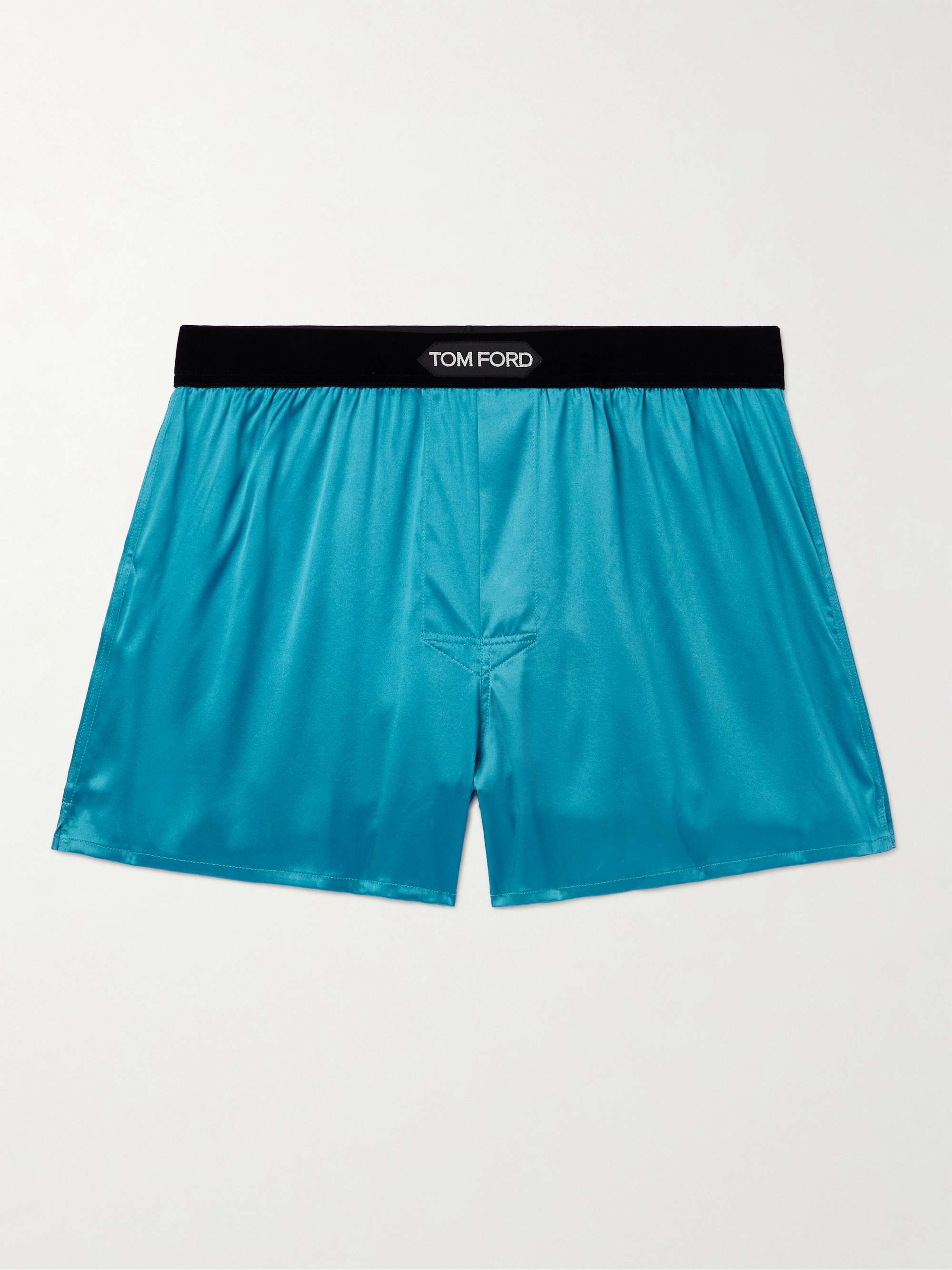 RUBINACCI Silk-Satin Boxer Shorts for Men