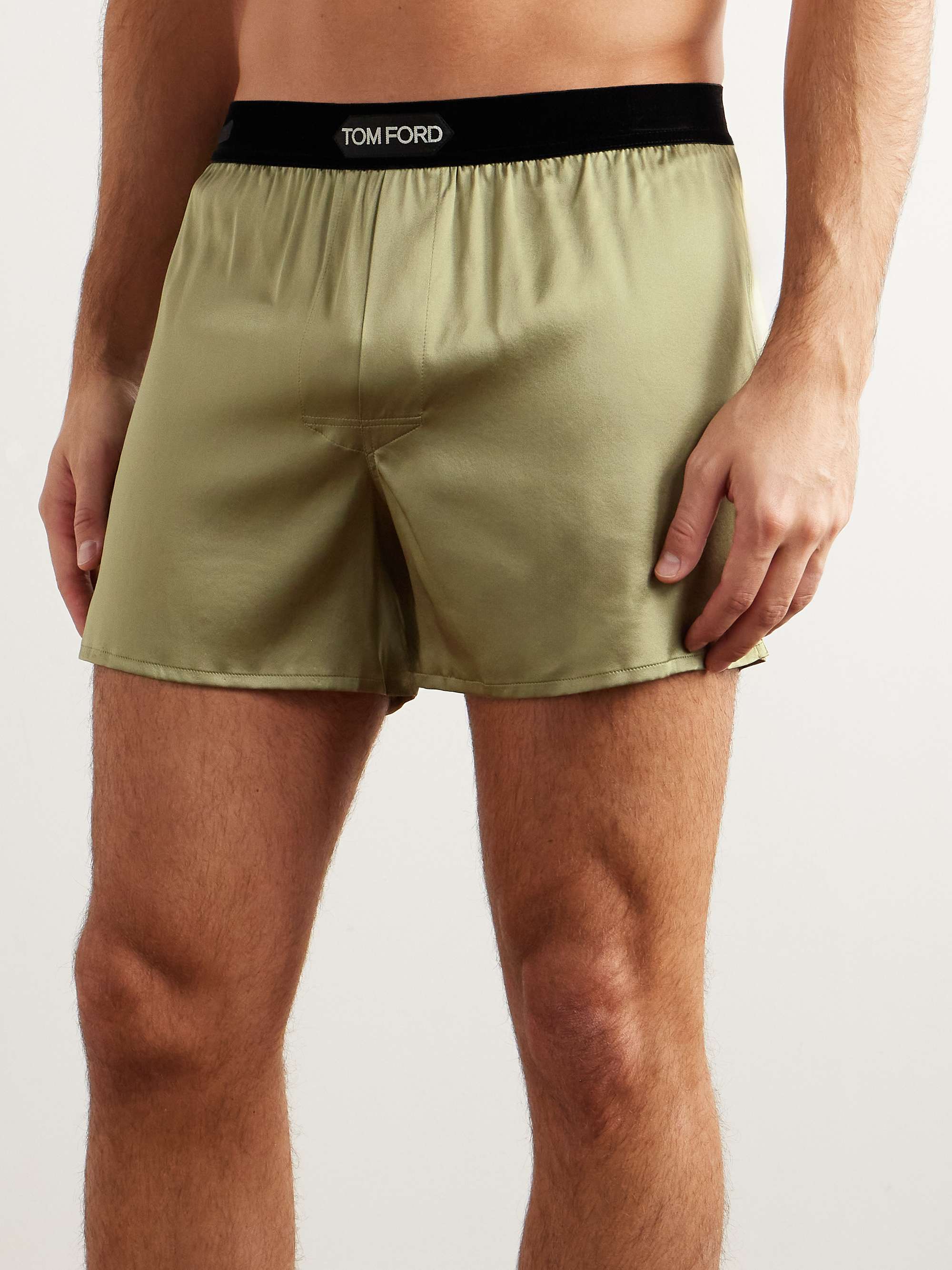 Velvet deals silk shorts