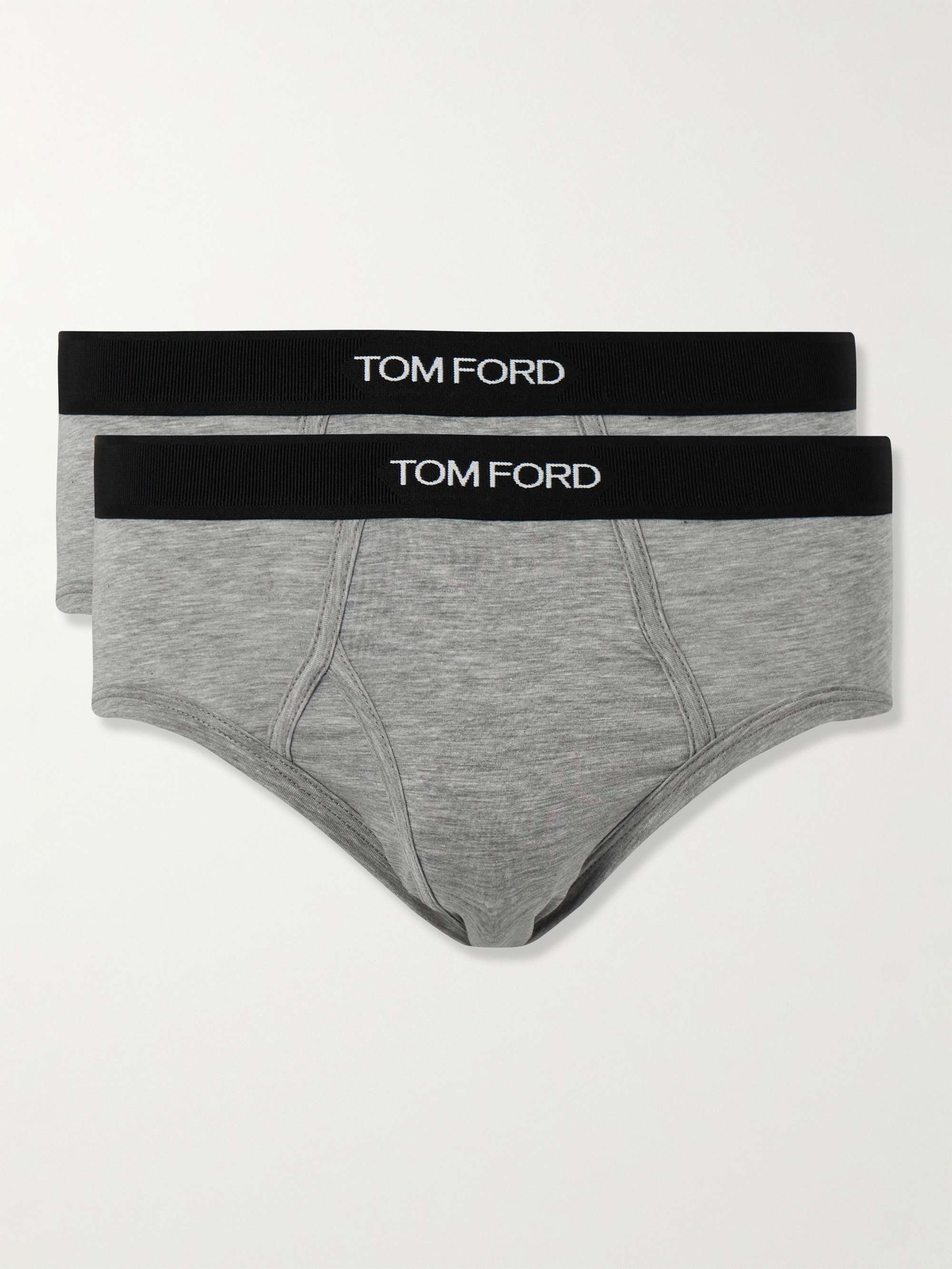 TOM FORD Two-Pack Stretch-Cotton Boxer Briefs for Men