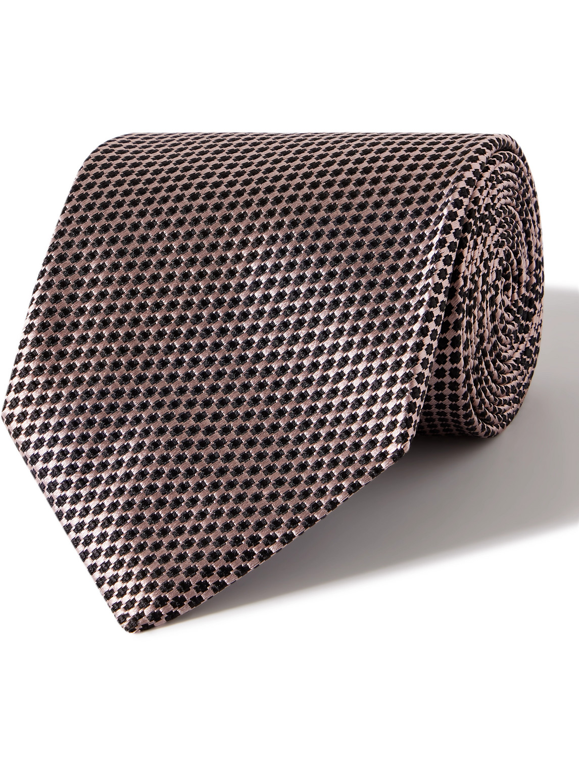 Shop Tom Ford 8cm Silk-jacquard Tie In Pink