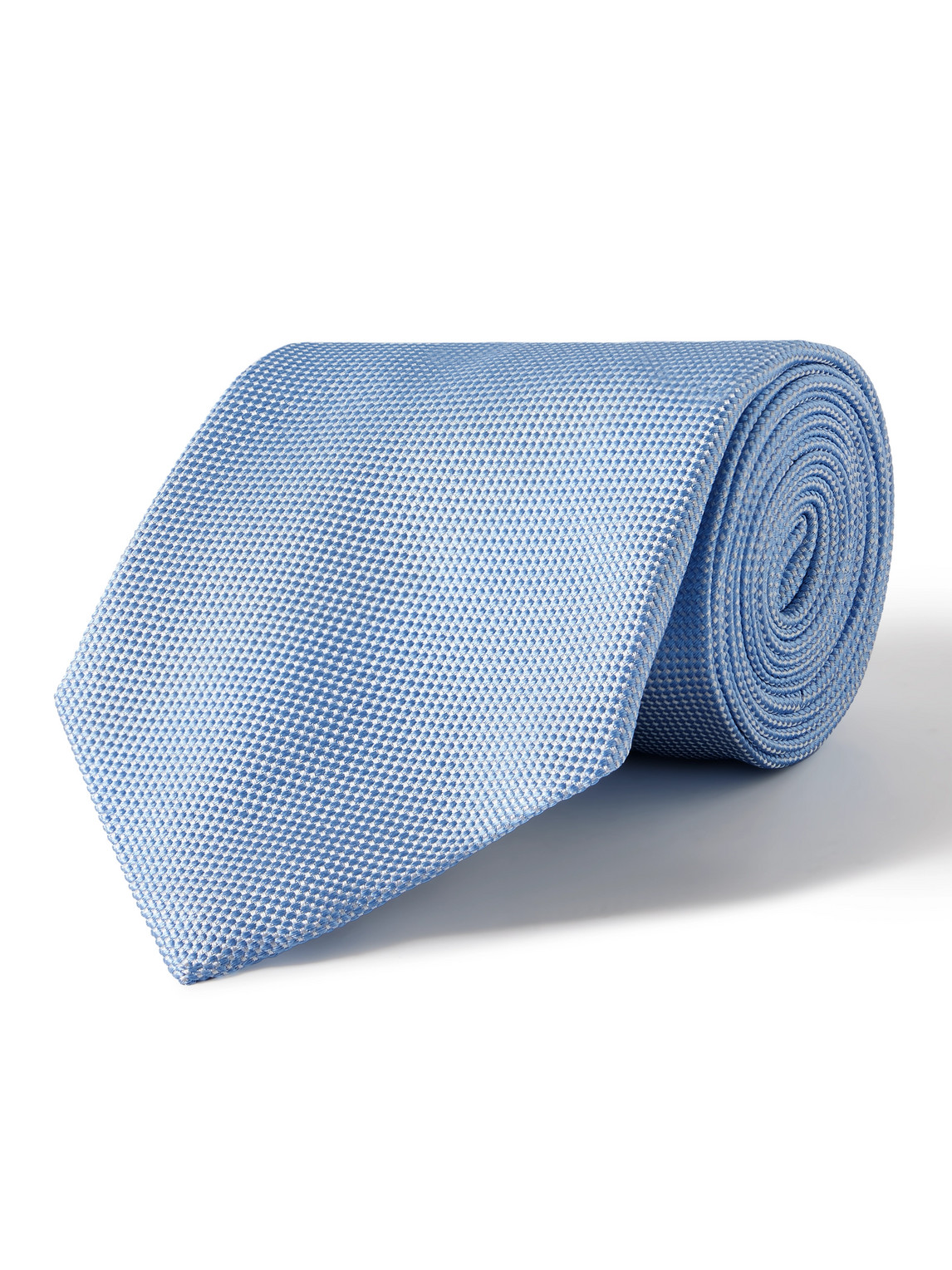 Tom Ford 7cm Silk-jacquard Tie In Blue