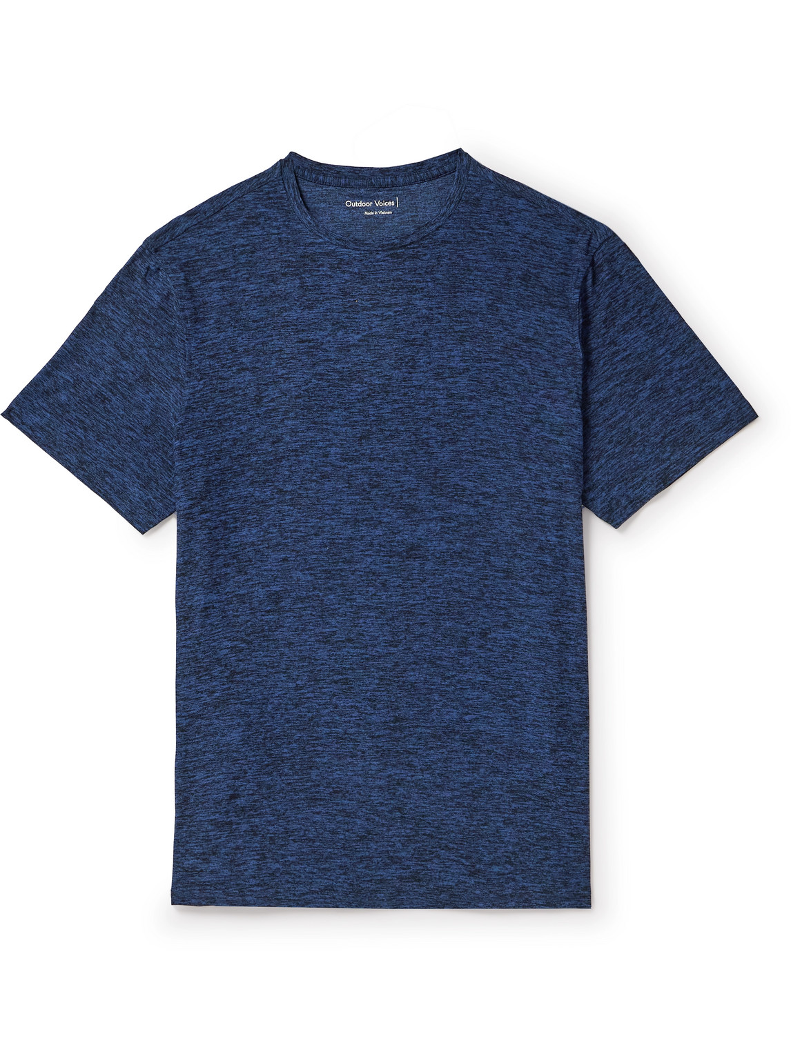 Shop Outdoor Voices All Day Stretch-jersey T-shirt In Blue