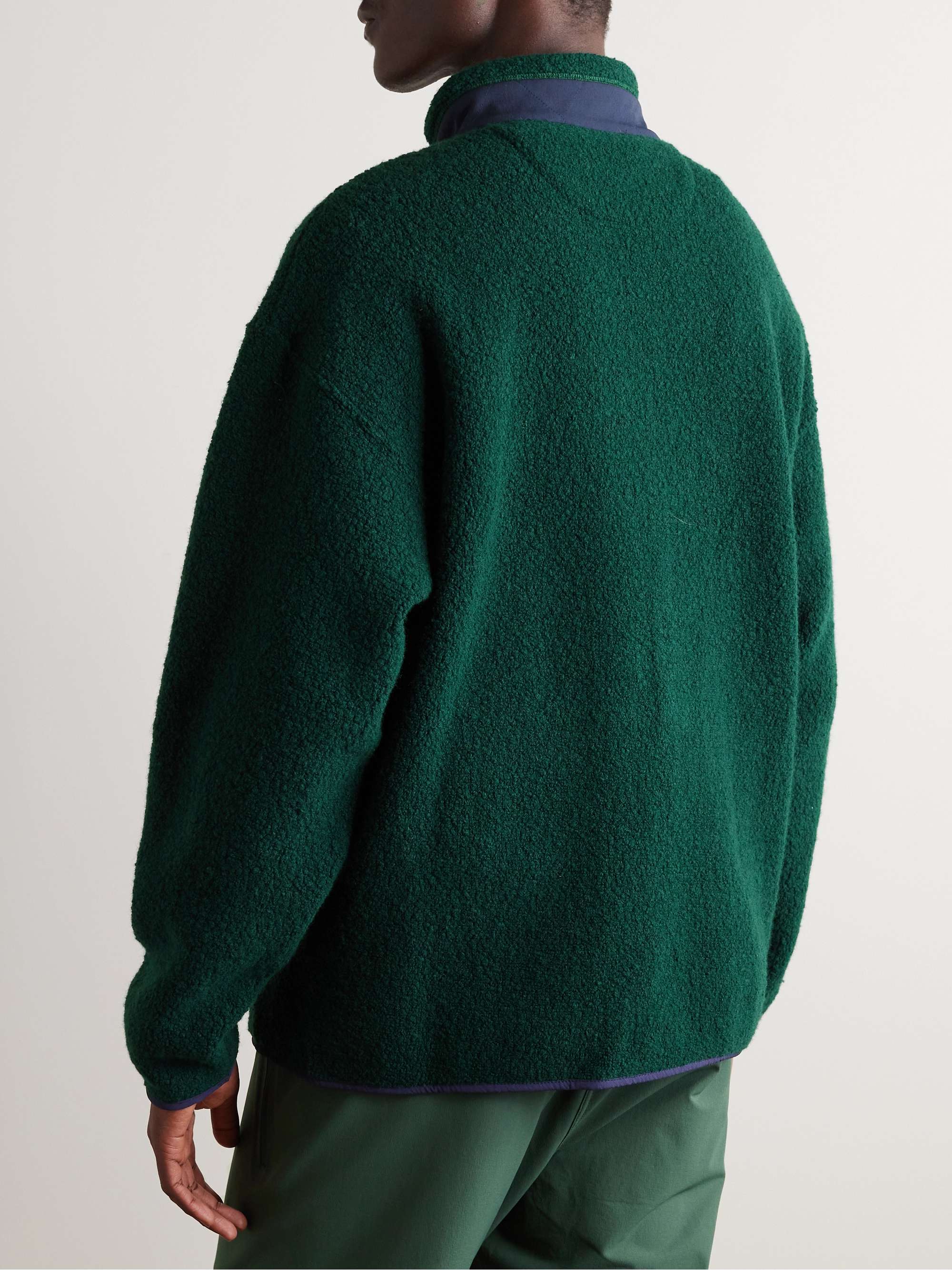 OUTDOOR VOICES MegaFleece Oversized ShellTrimmed ZipUp Jacket for Men