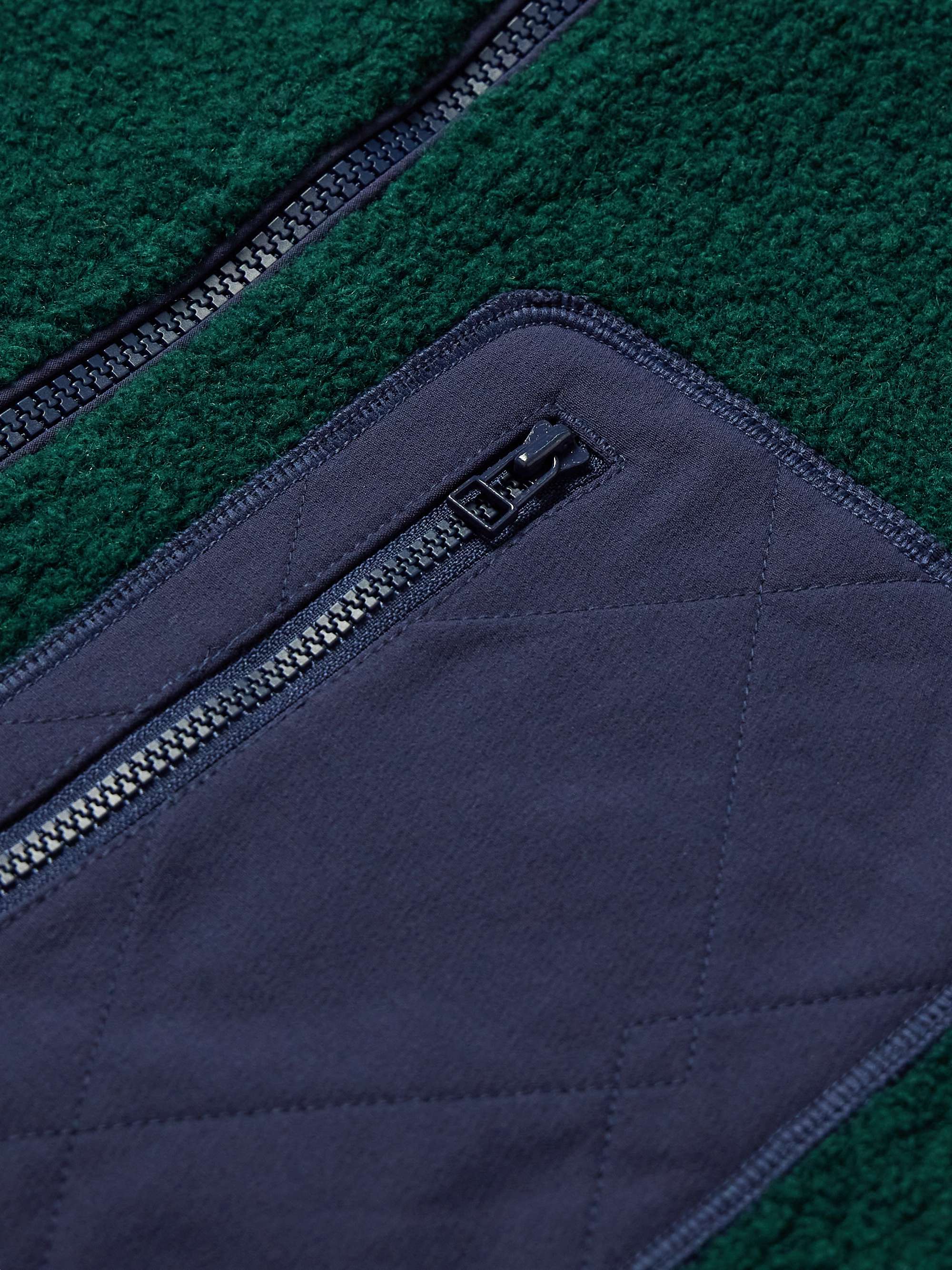 OUTDOOR VOICES MegaFleece Oversized ShellTrimmed ZipUp Jacket for Men