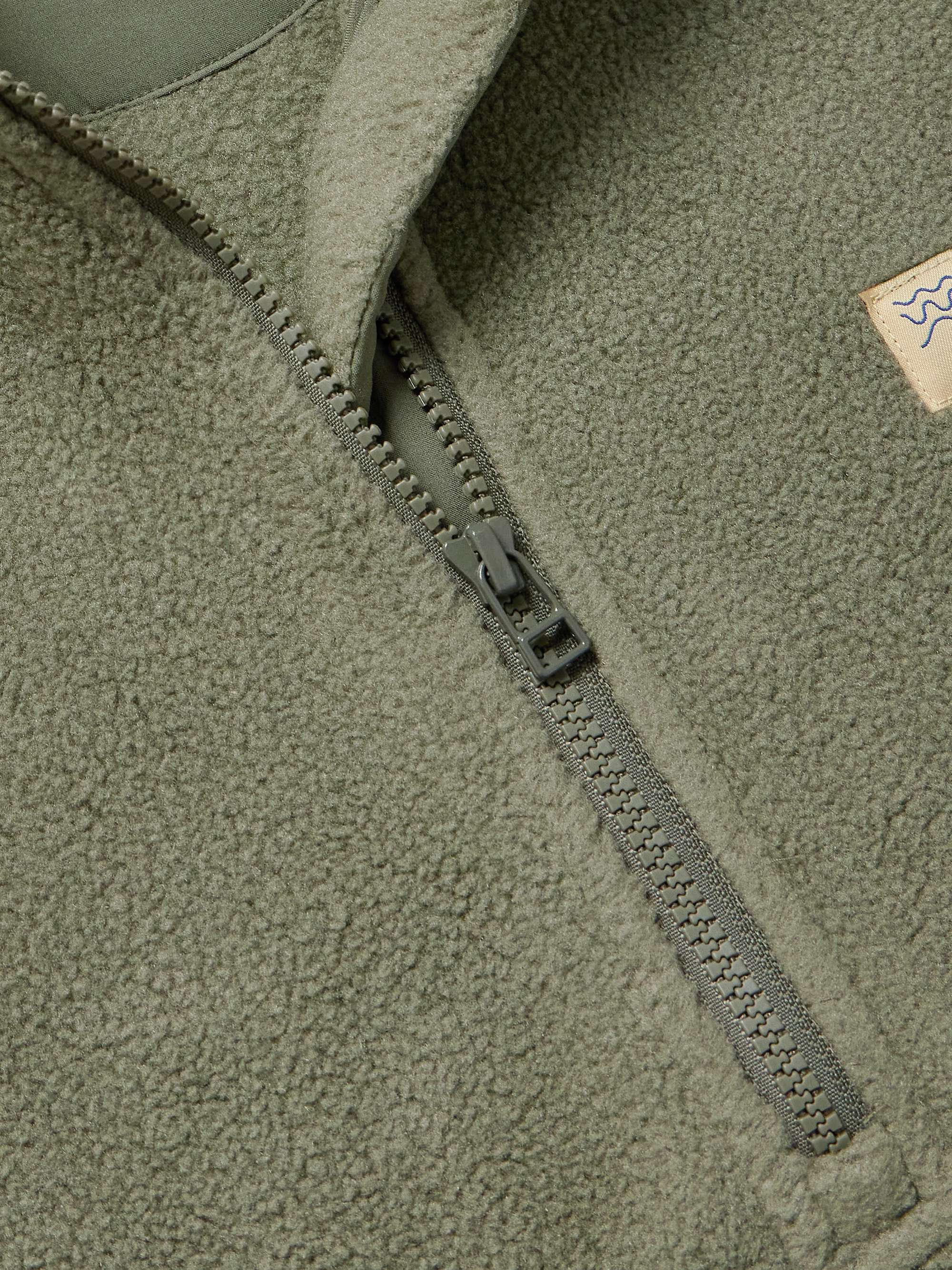 OUTDOOR VOICES Oversized Recycled PrimoFleece HalfZip Sweater for Men