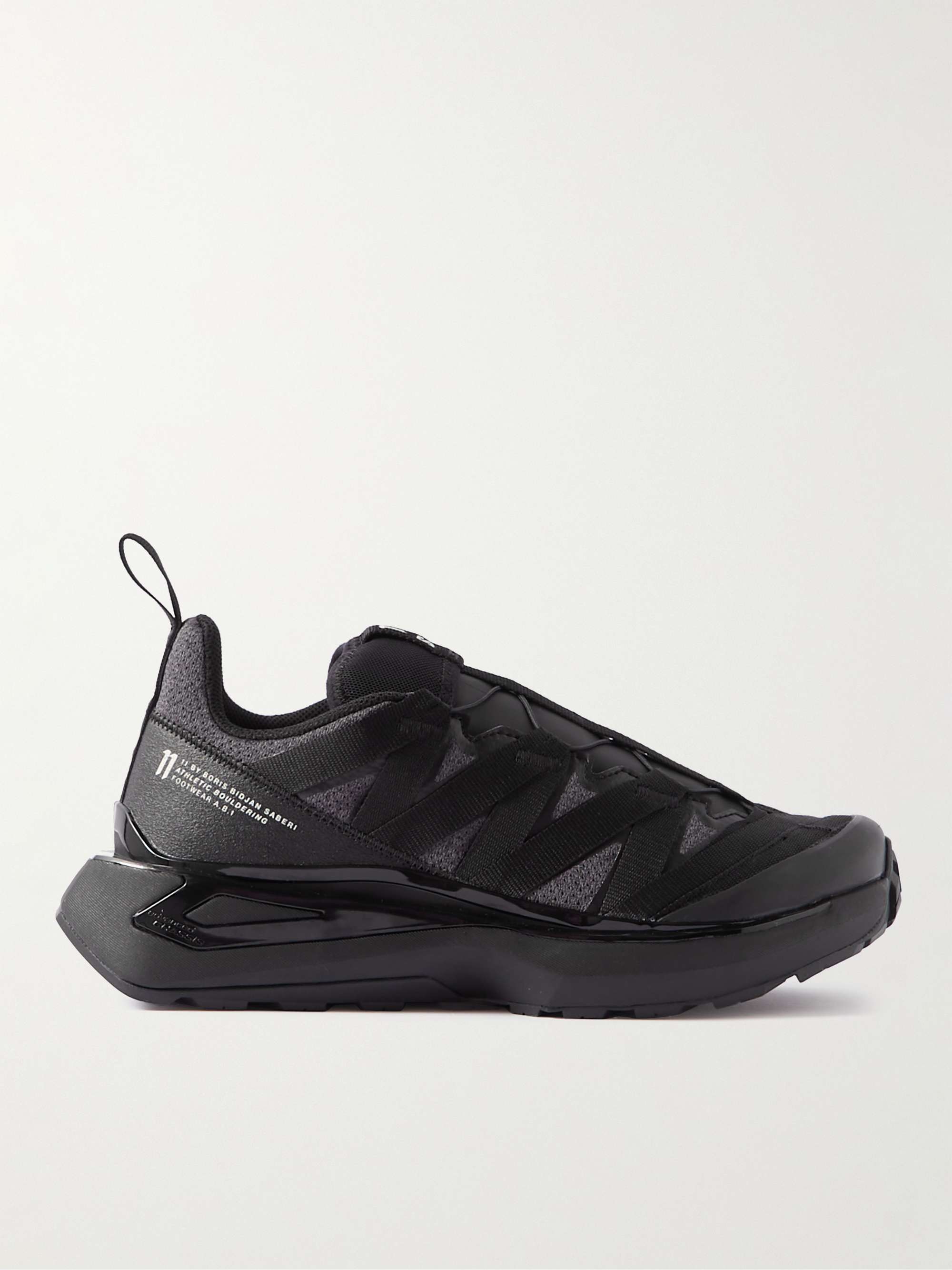 + 11 by Boris Bidjan Saberi A.B.1. Mesh and Rubber Sneakers