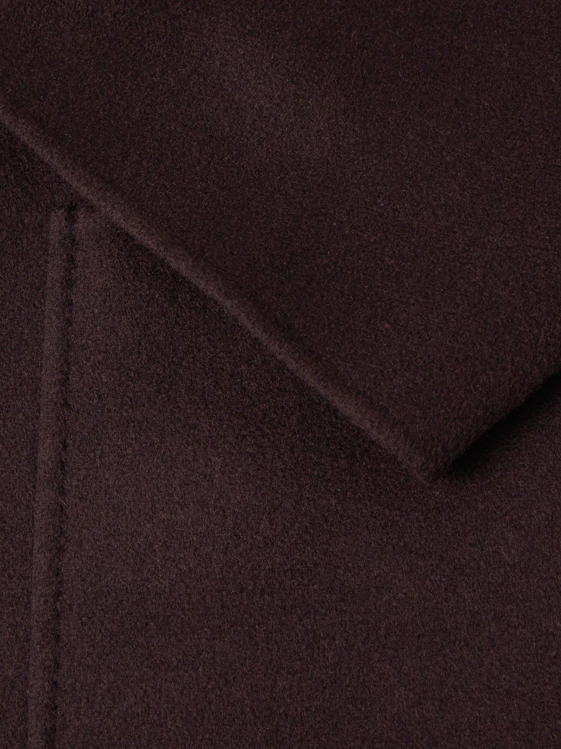 Shop Umit Benan B+ Cashmere Coat In Brown