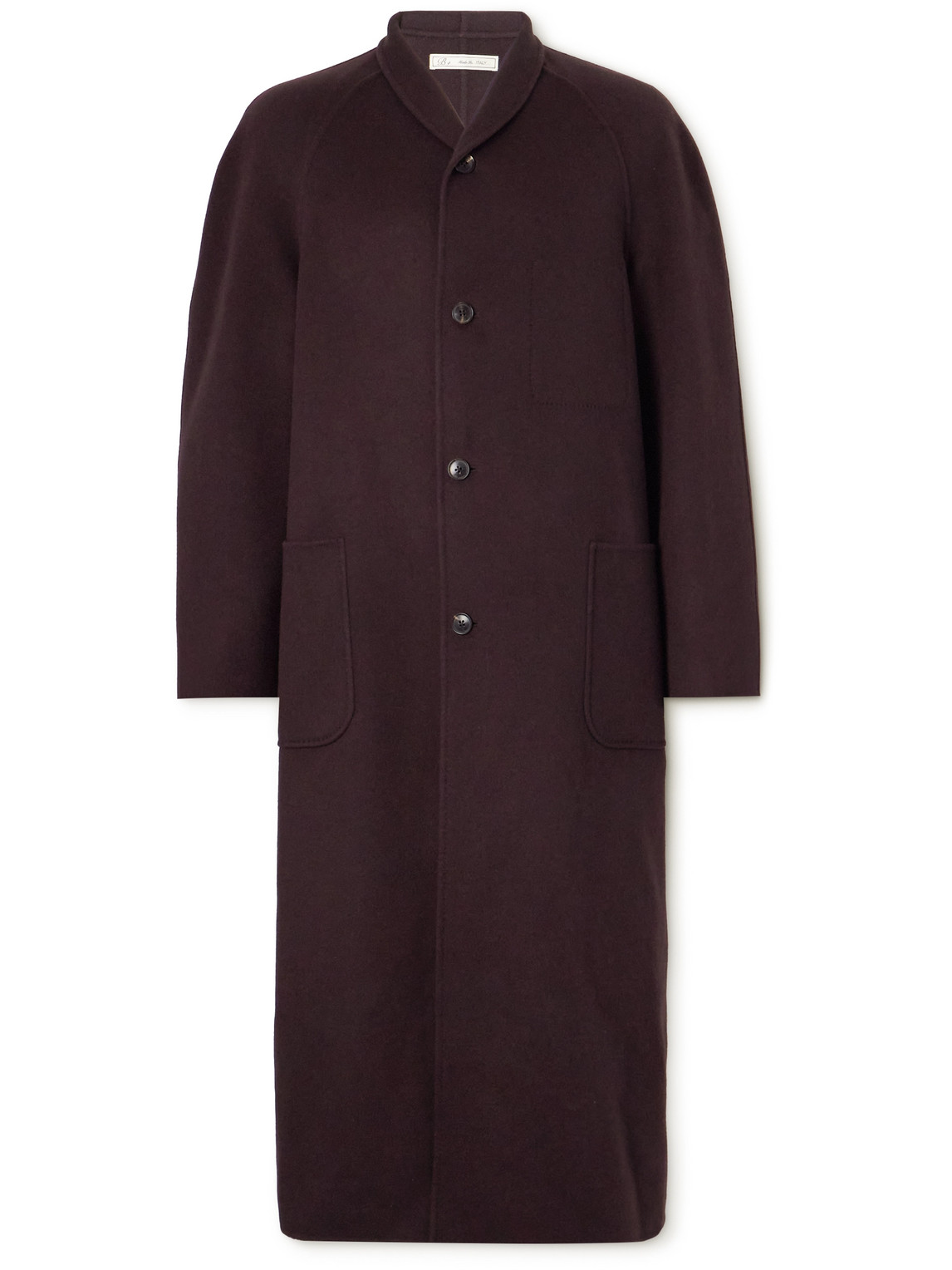 Umit Benan B+ Cashmere Coat In Brown