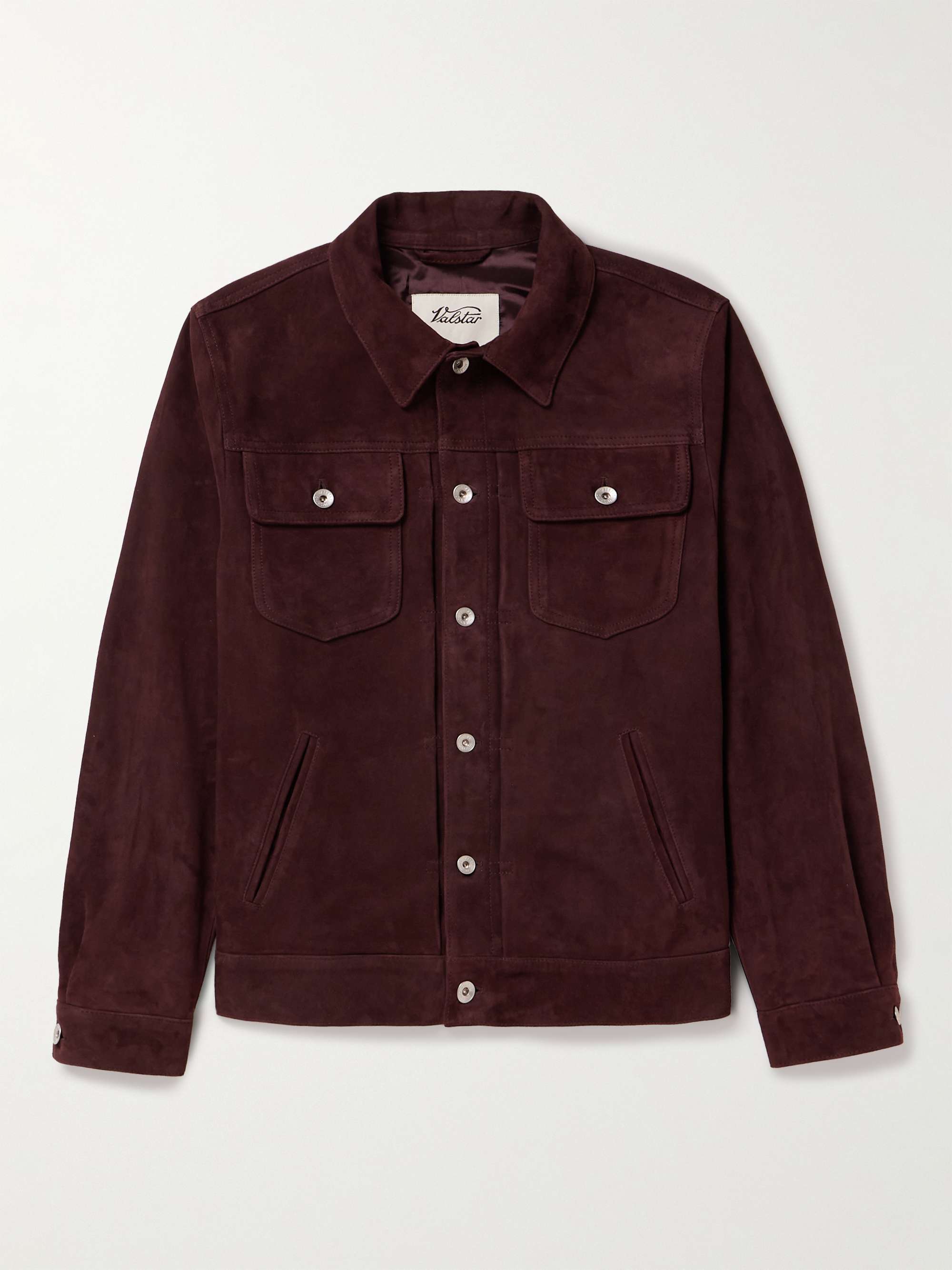 VALSTAR Suede Trucker Jacket for Men | MR PORTER