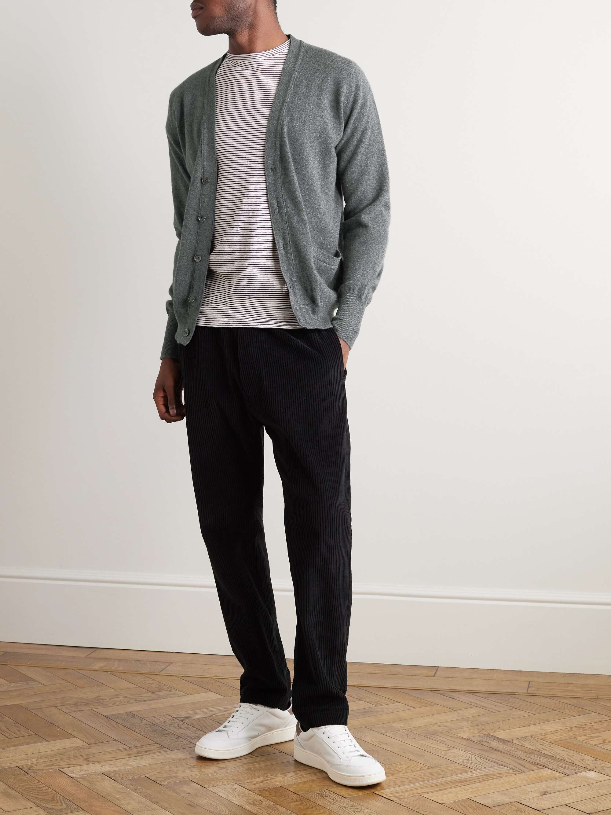 WILLIAM LOCKIE Oxton Cashmere Cardigan for Men | MR PORTER