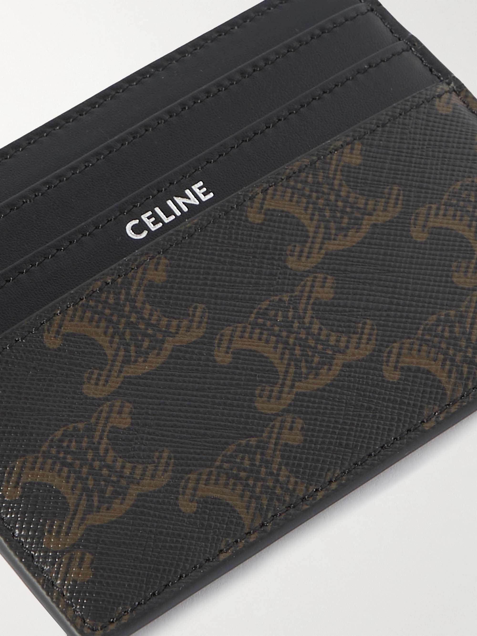 celine card holder triomphe