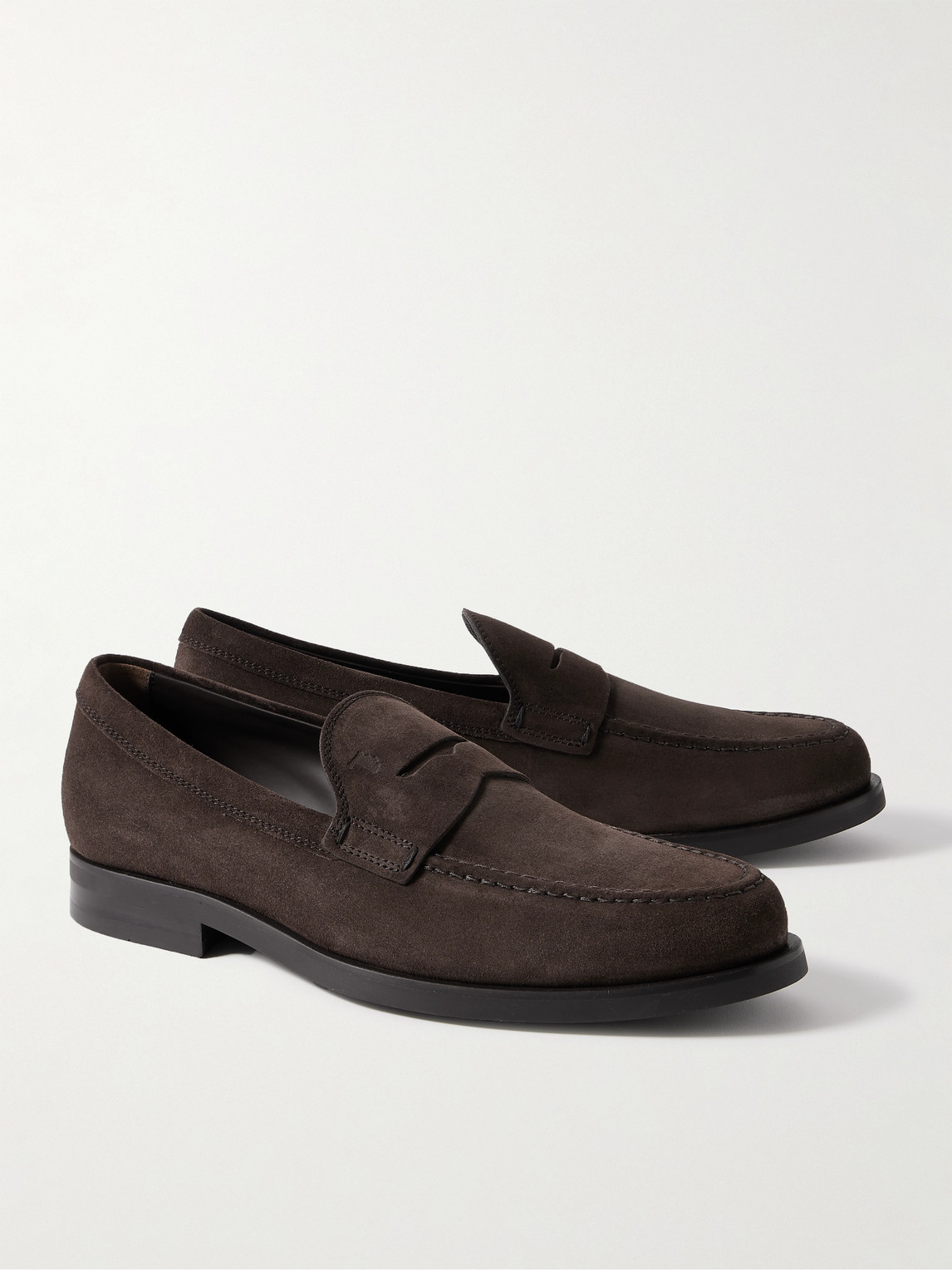 Suede Loafers