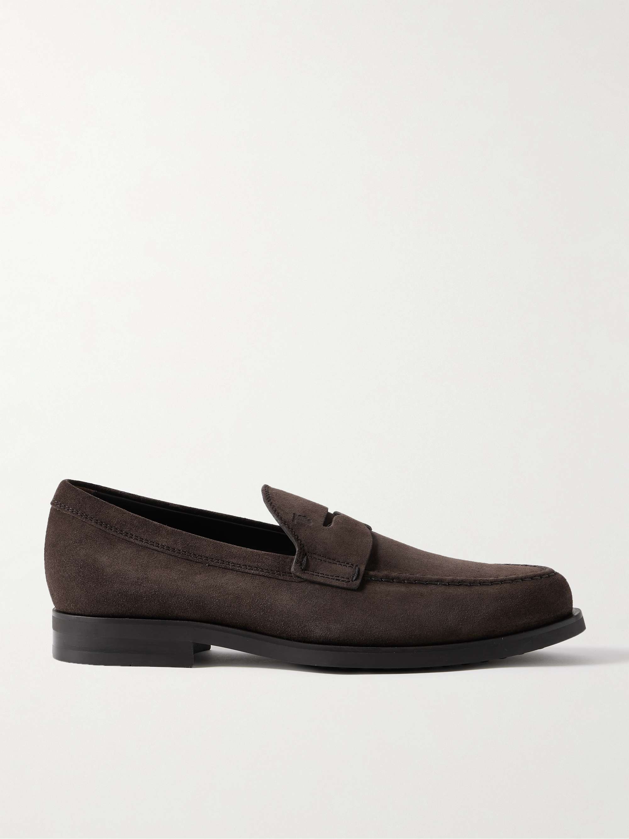 Tod's suede loafers outlet
