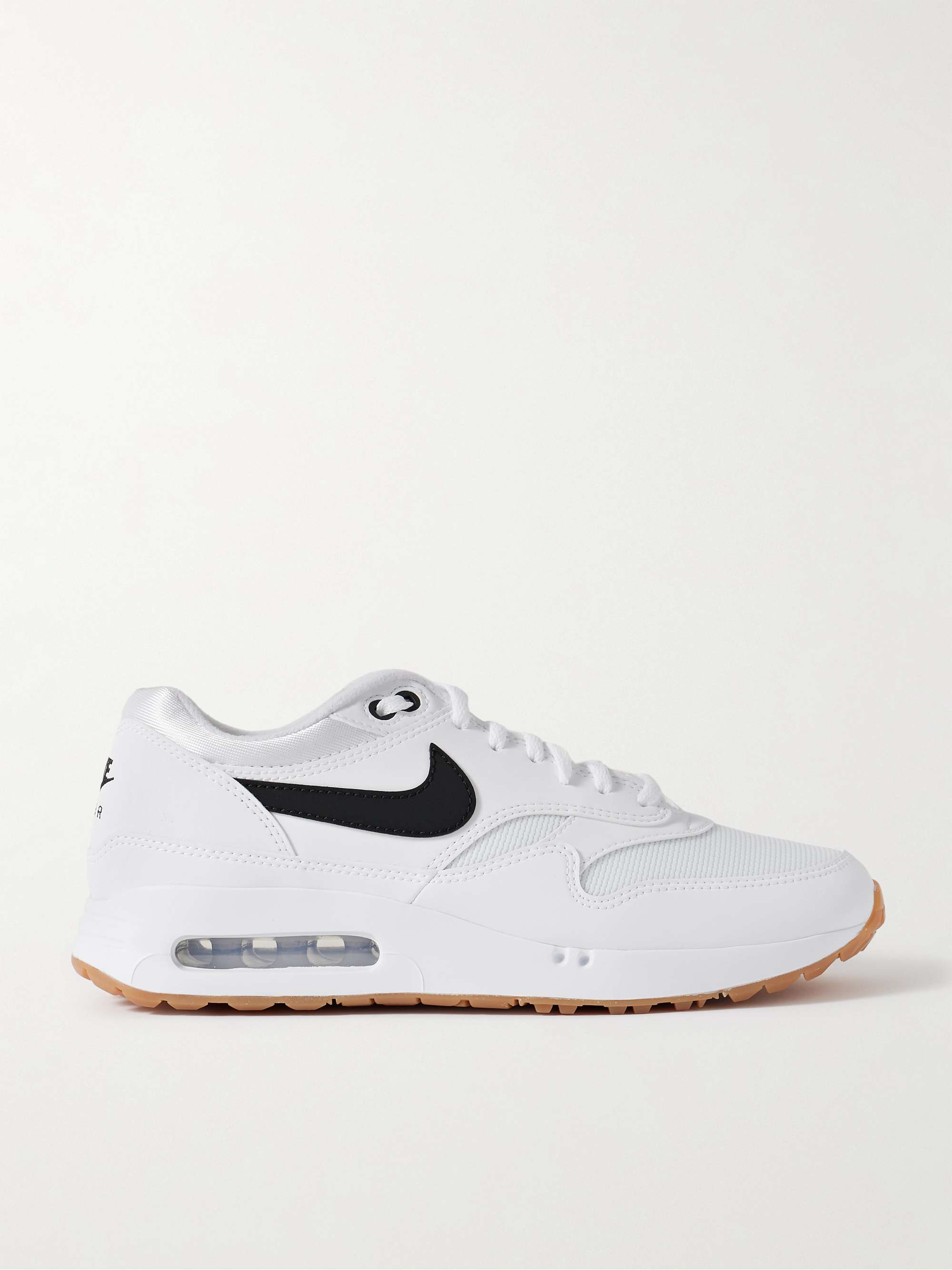 NIKE GOLF Air Max 1 '86 OG G Leather and Mesh Golf Sneakers for Men ...