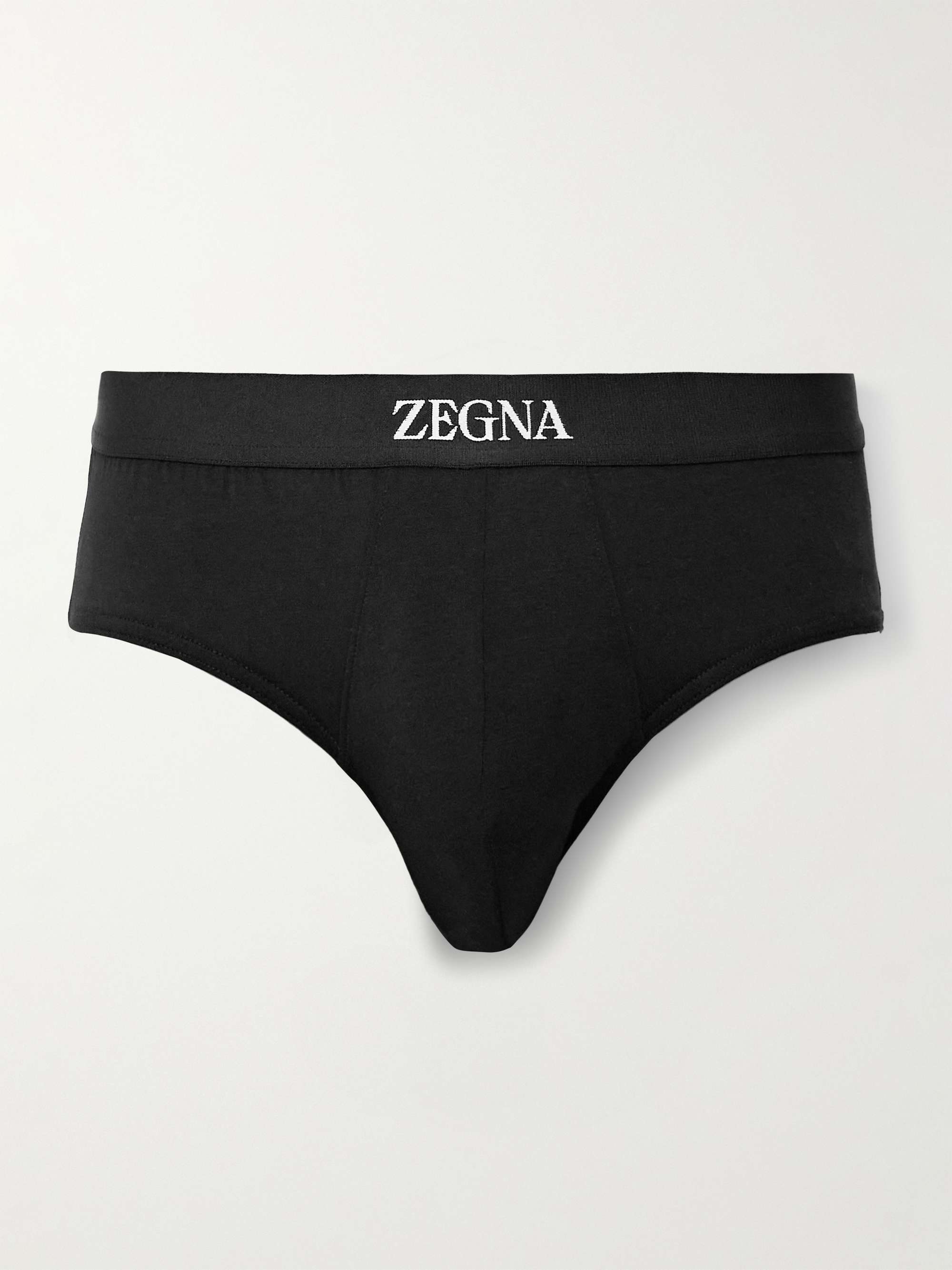 NEWD Printed White Underwear Brief For Men's (Pack Of 2) White (XL)