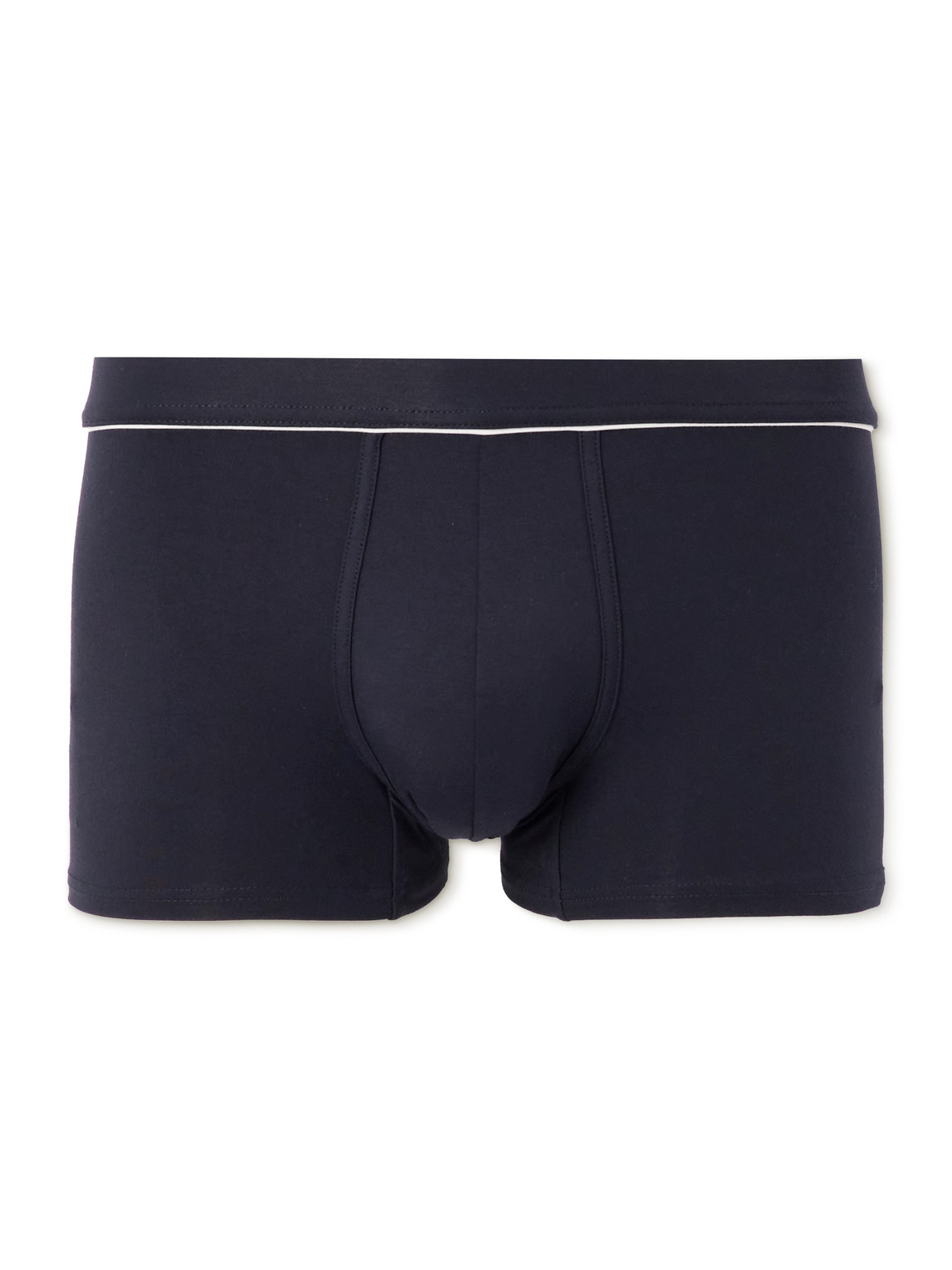 Zegna Stretch Modal And Lyocell-blend Boxer Briefs In Blue