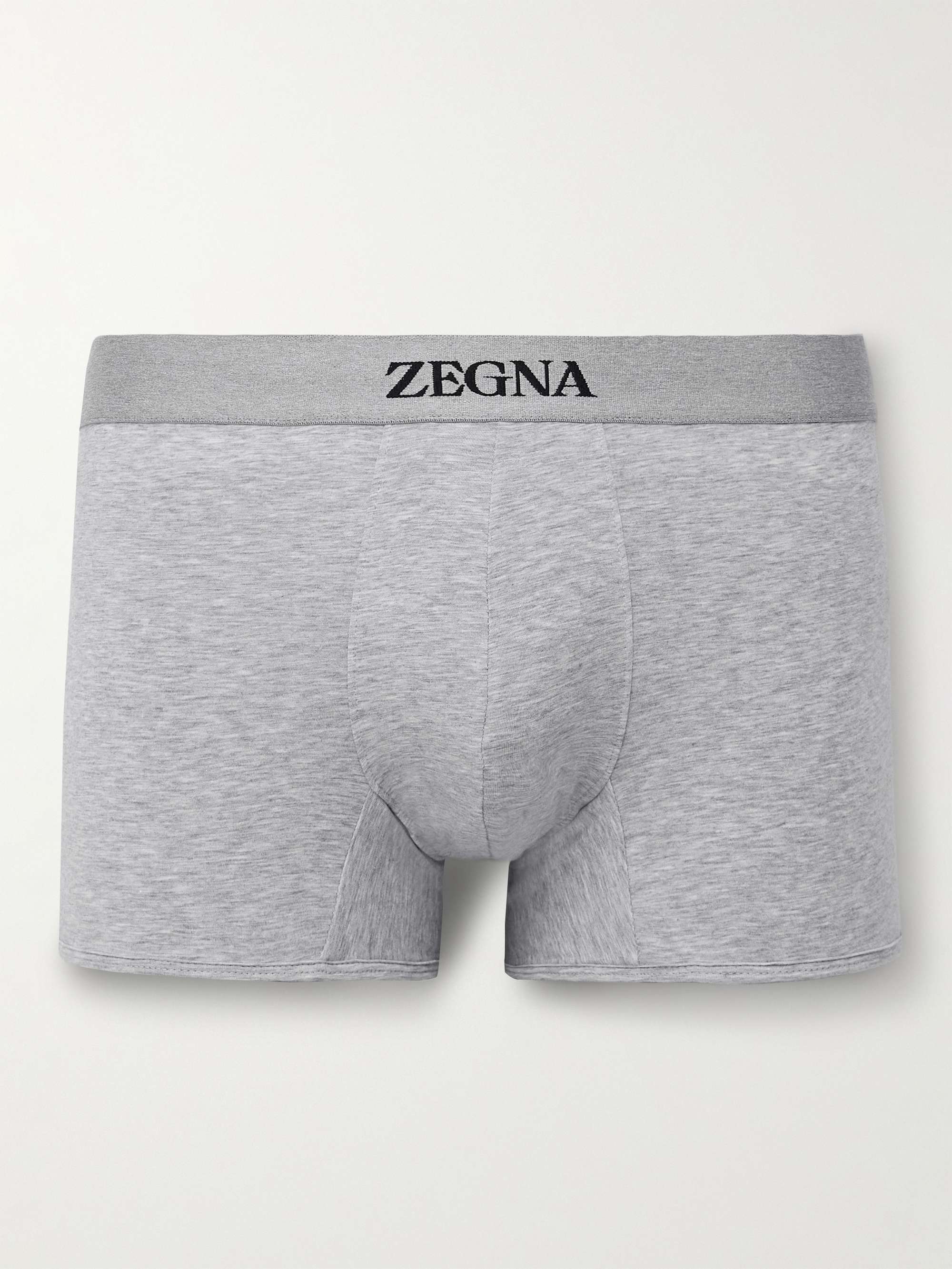 Stretch Cotton Boxer Briefs