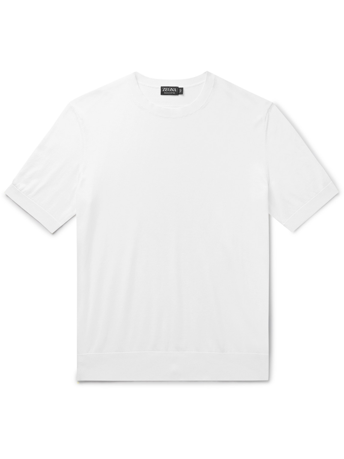 Zegna Cotton T-shirt In White