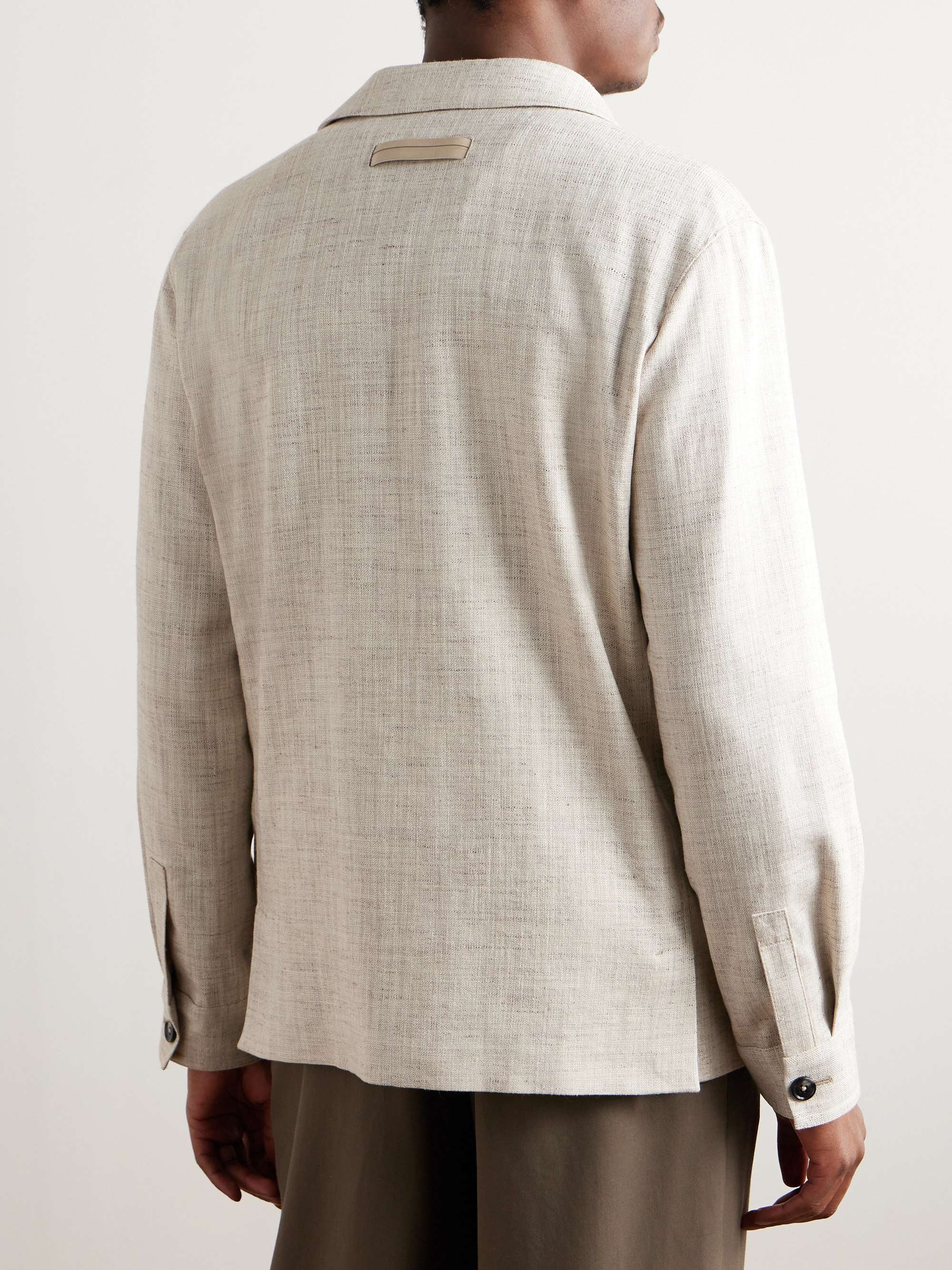 ZEGNA Bouclé-Twill Chore Jacket for Men | MR PORTER