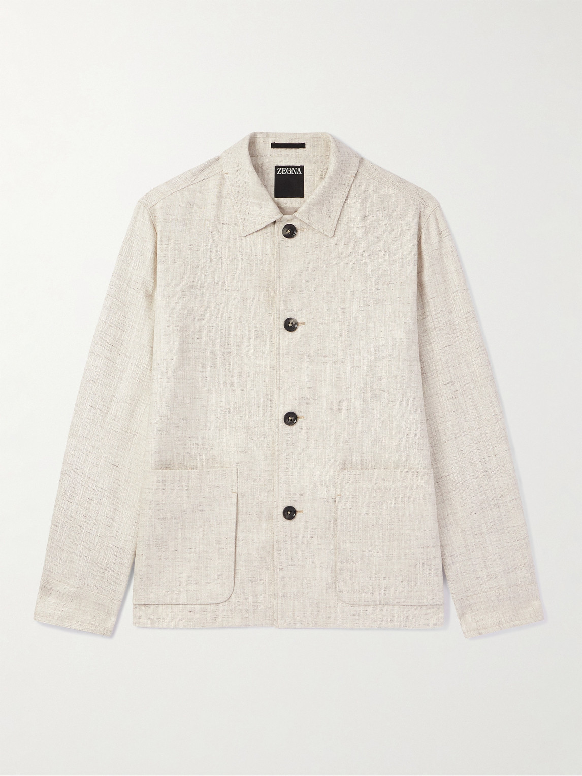 Zegna Bouclé-Twill Chore Jacket - Men