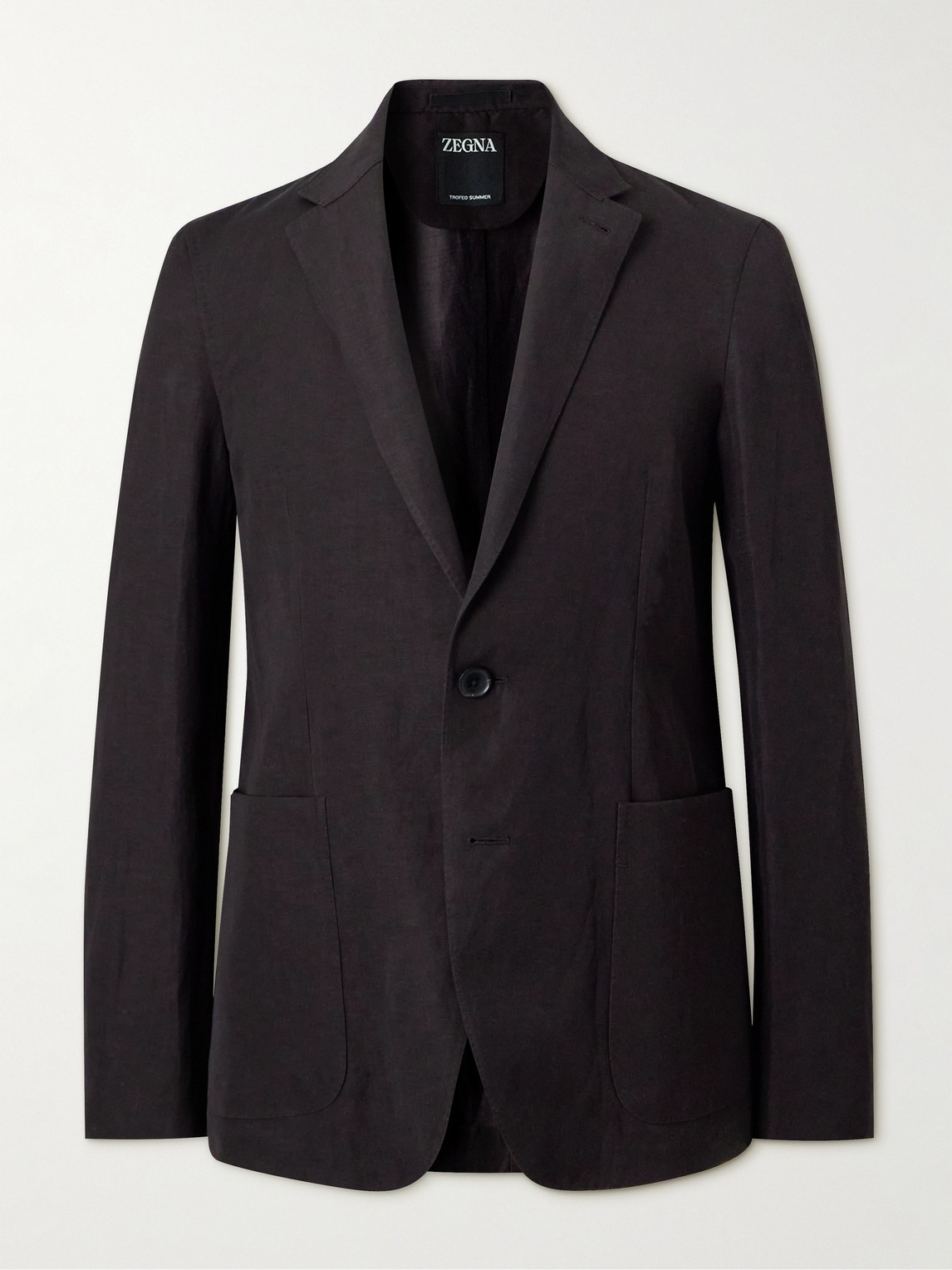 Zegna Slim-Fit Wool and Linen-Blend Suit Jacket - Men