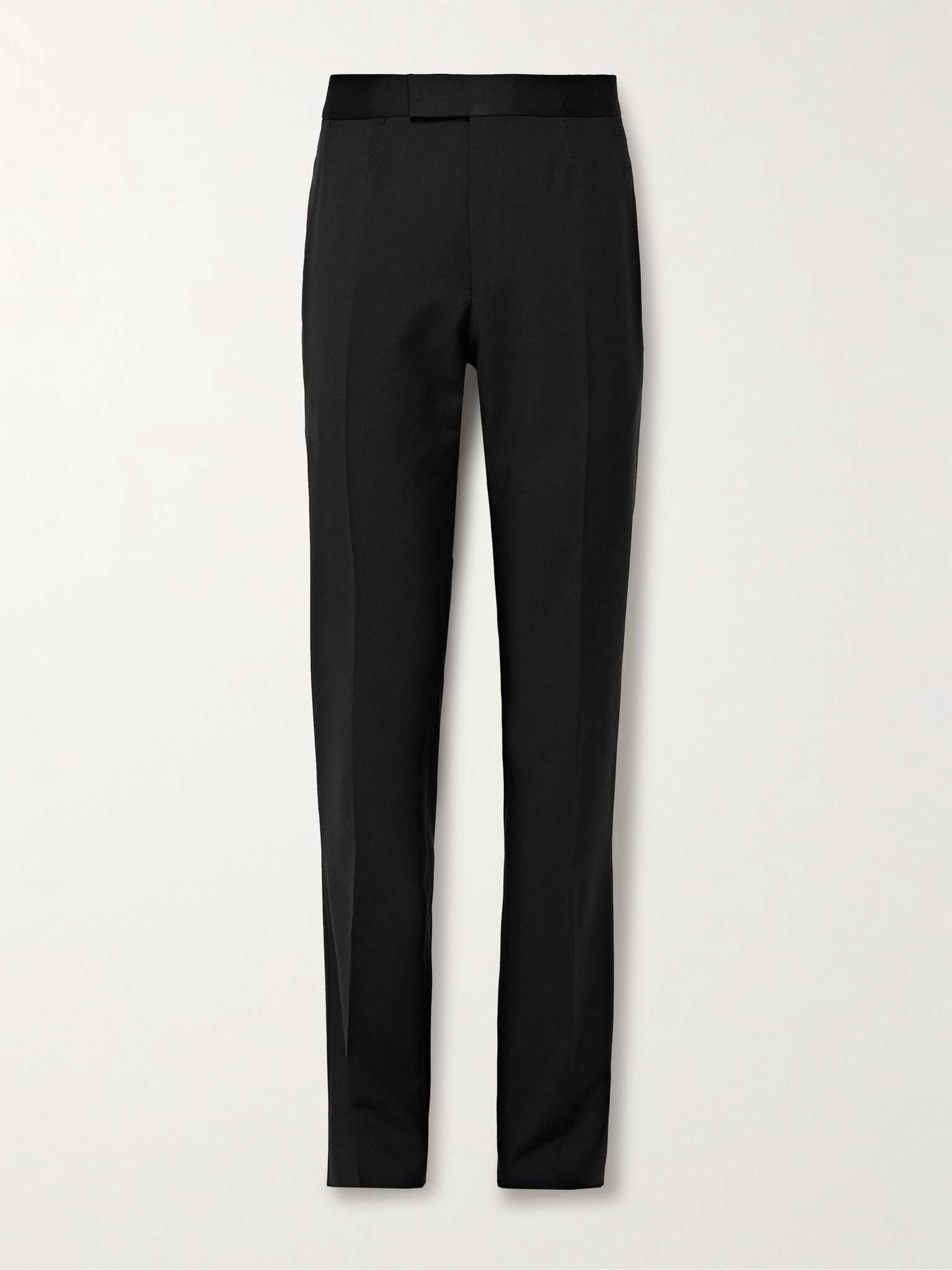 Dalia Tuxedo Trousers with Satin Side Stripe by Part Two - Black