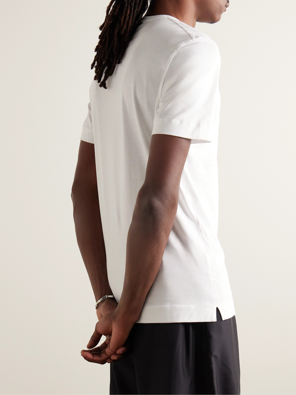 Zegna Versatile Crew Neck T-shirt In White