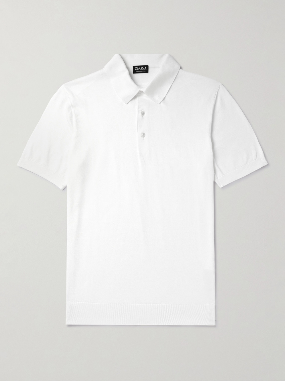 Zegna Cotton Polo Shirt - Men