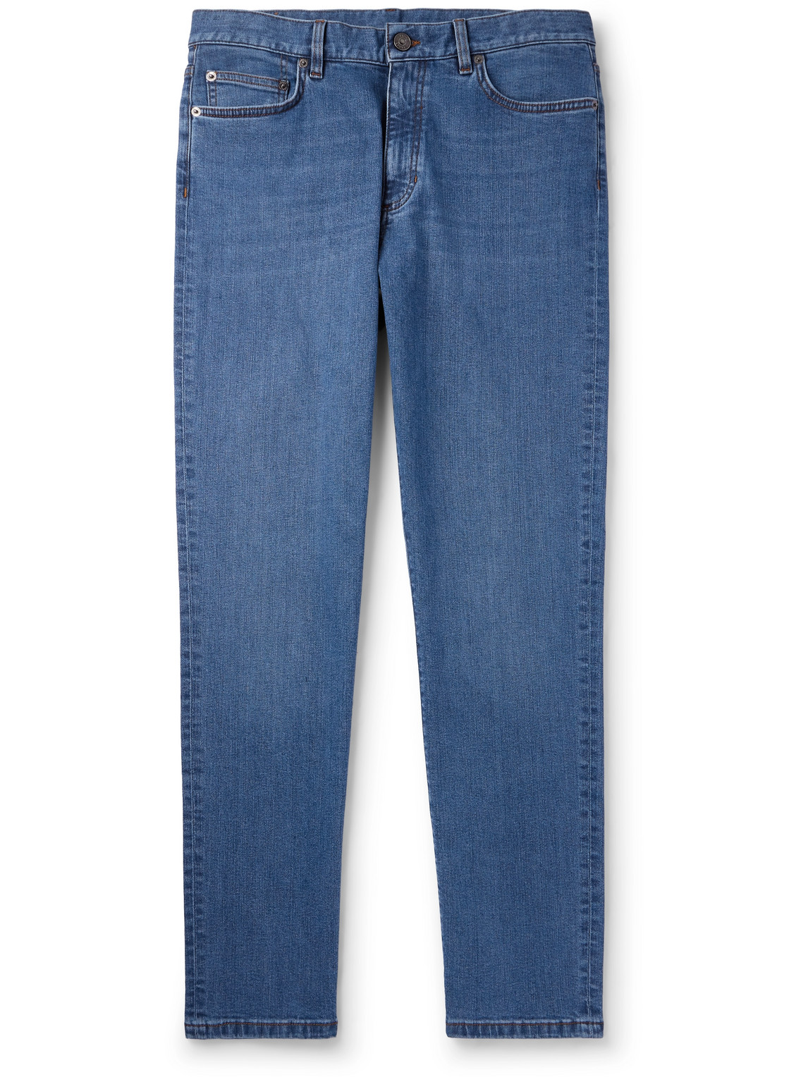 Zegna Straight-leg Jeans In Blue