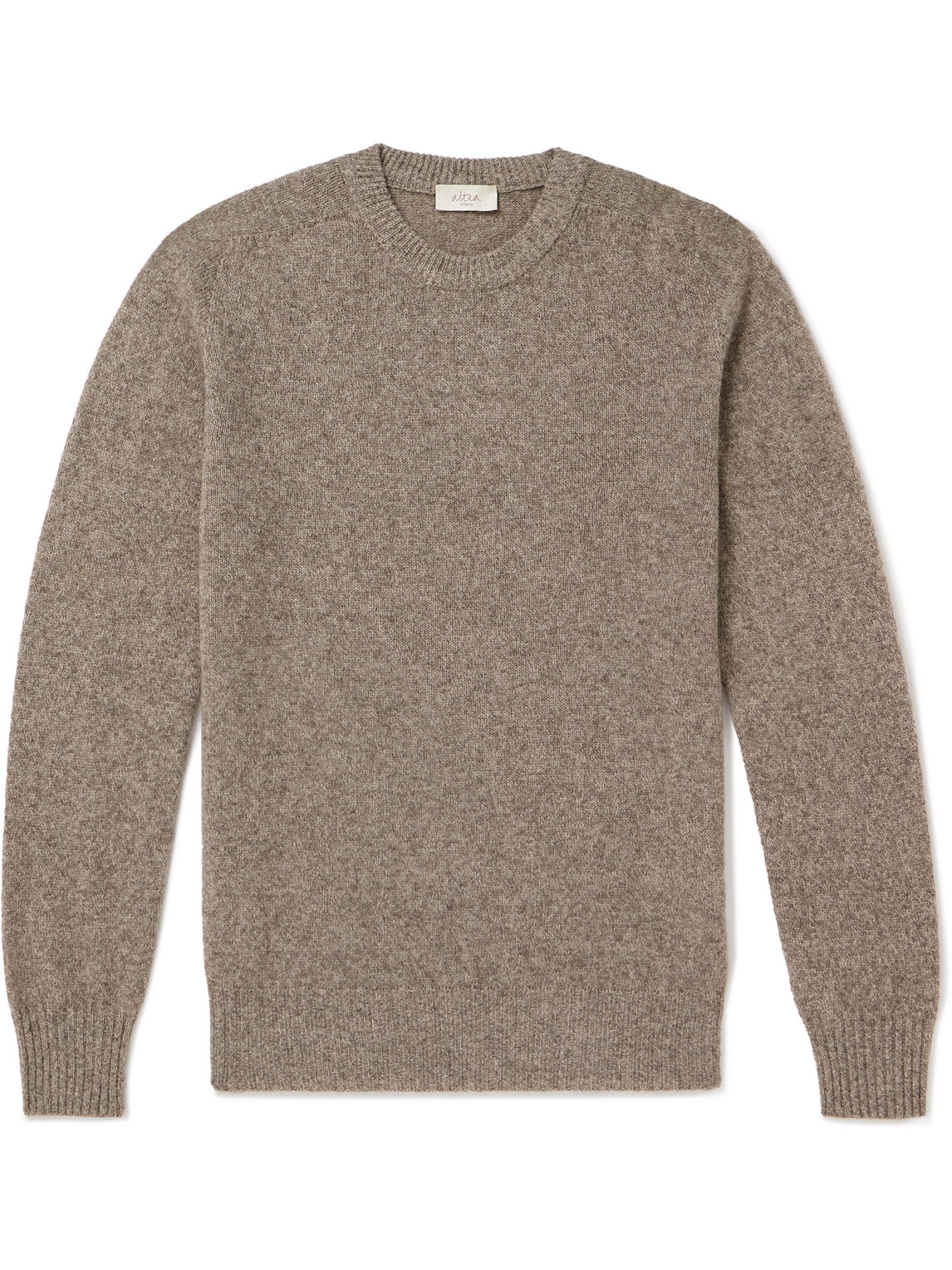 Altea Yak And Cashmere-blend Sweater In Brown