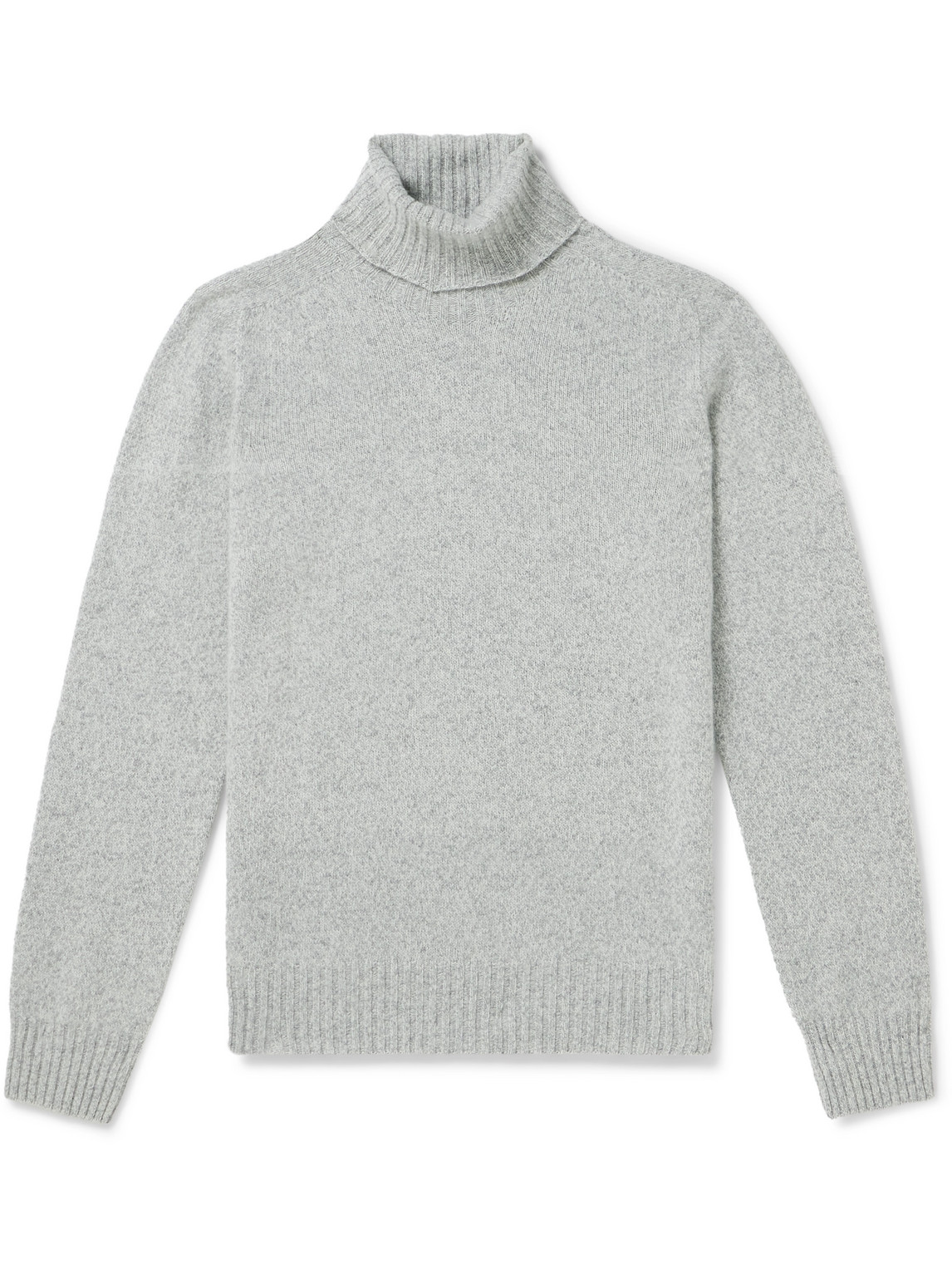 Altea Virgin Wool And Cashmere-blend Rollneck Sweater In Gray