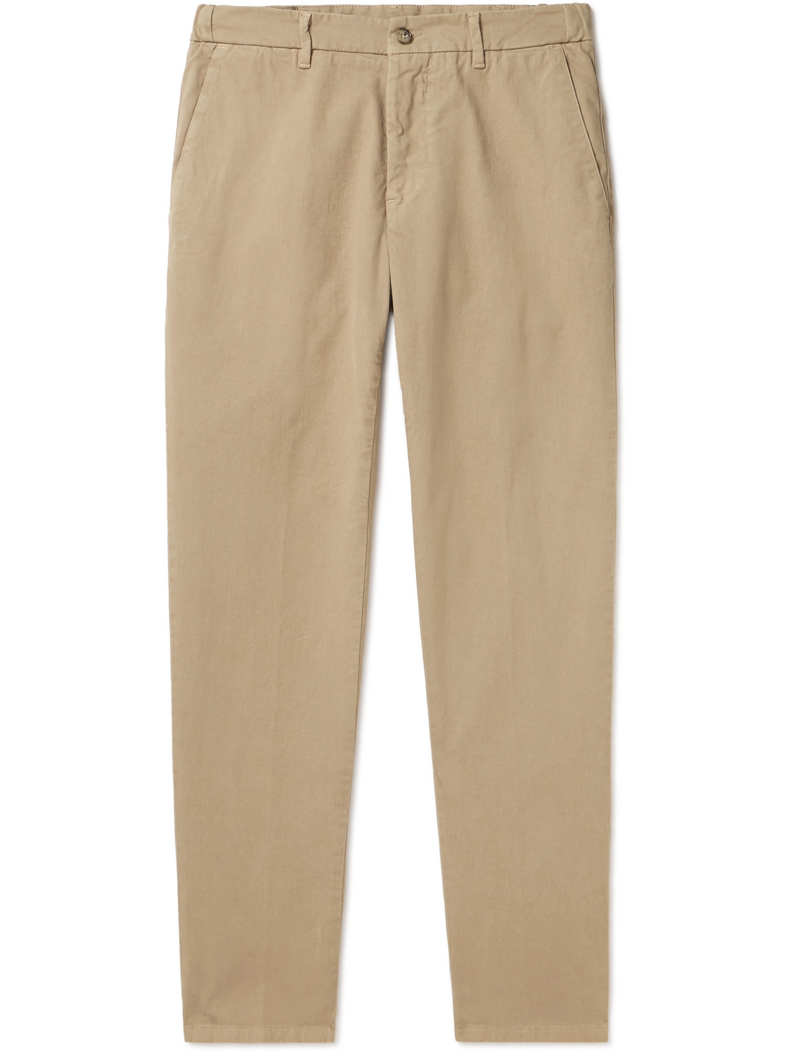 Dumbo Straight-Leg Cotton-Blend Gabardine Trousers