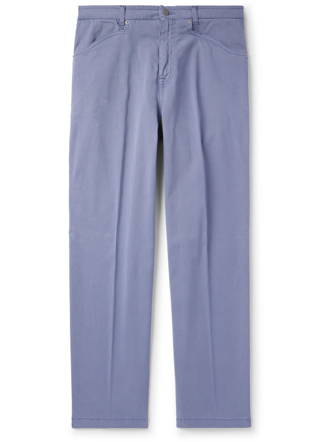 Altea Walter Straight-leg Stretch Lyocell And Cotton-blend Denim Trousers In Blue