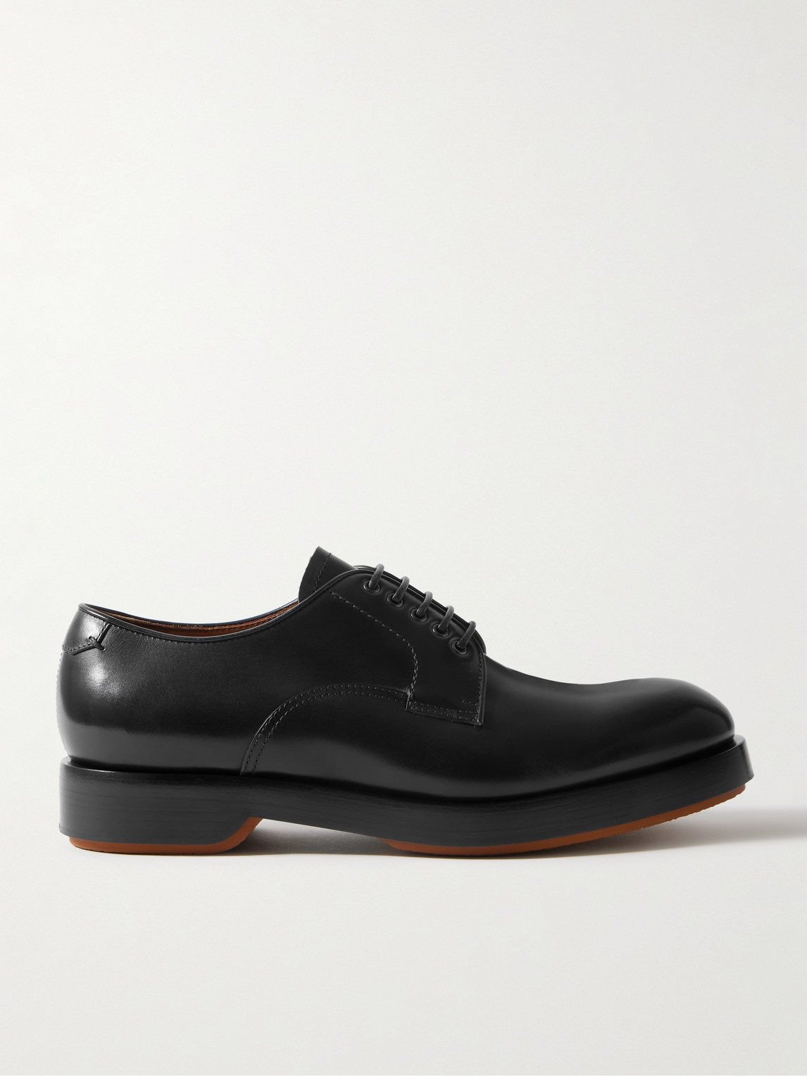 Zegna Udine Leather Derby Shoes - Men