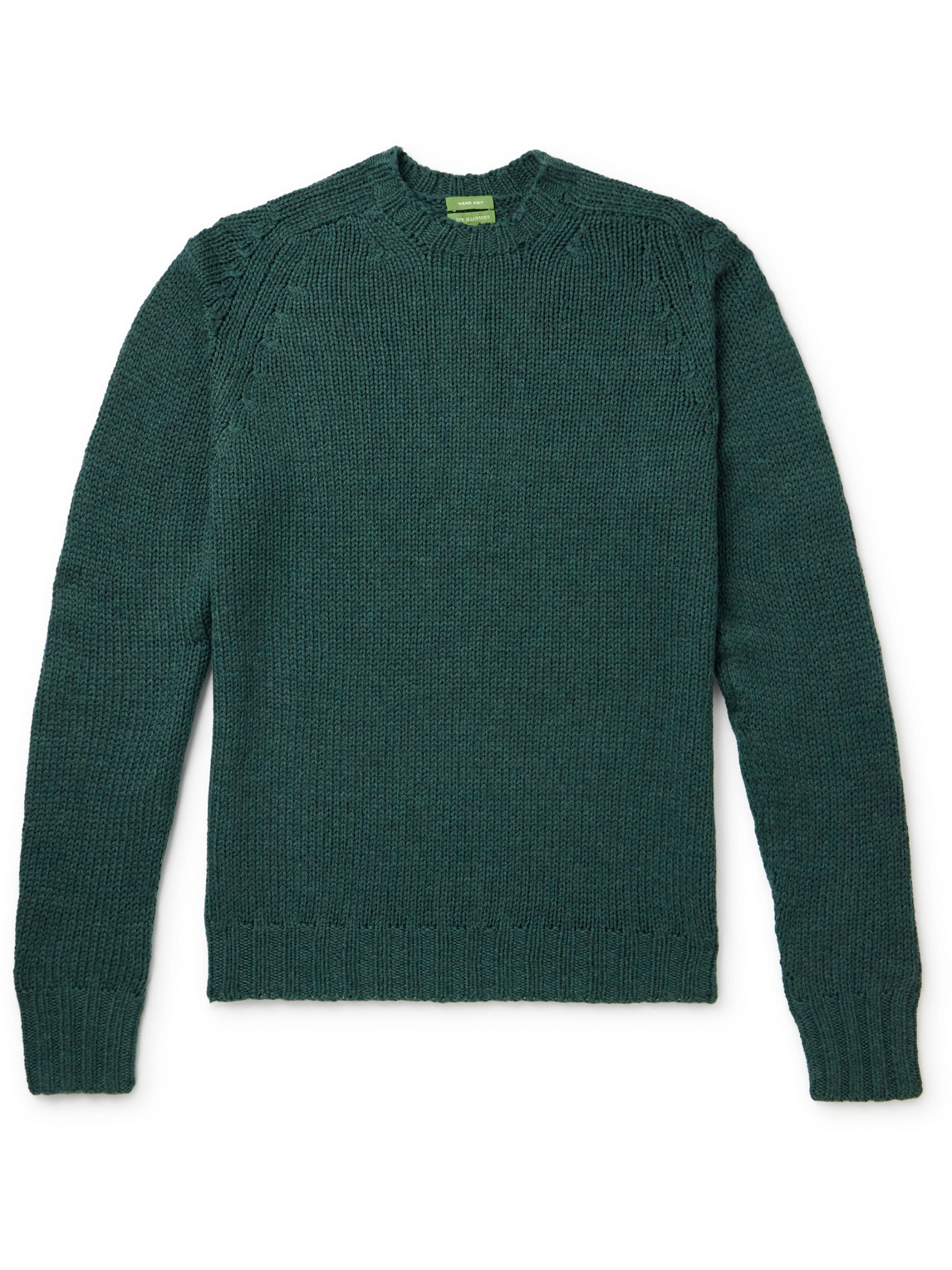 Sid Mashburn - Ribbed Wool Sweater - Men - Green - XL