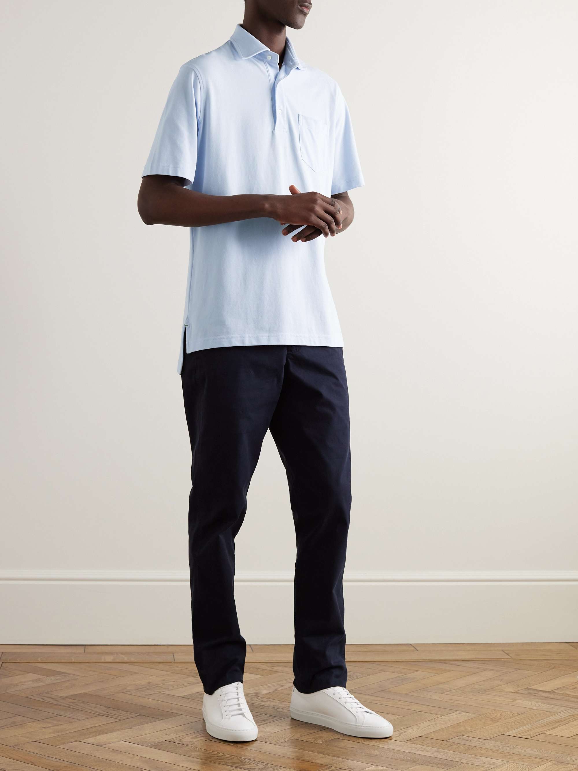 SID MASHBURN Cotton-Piqué Polo Shirt for Men | MR PORTER