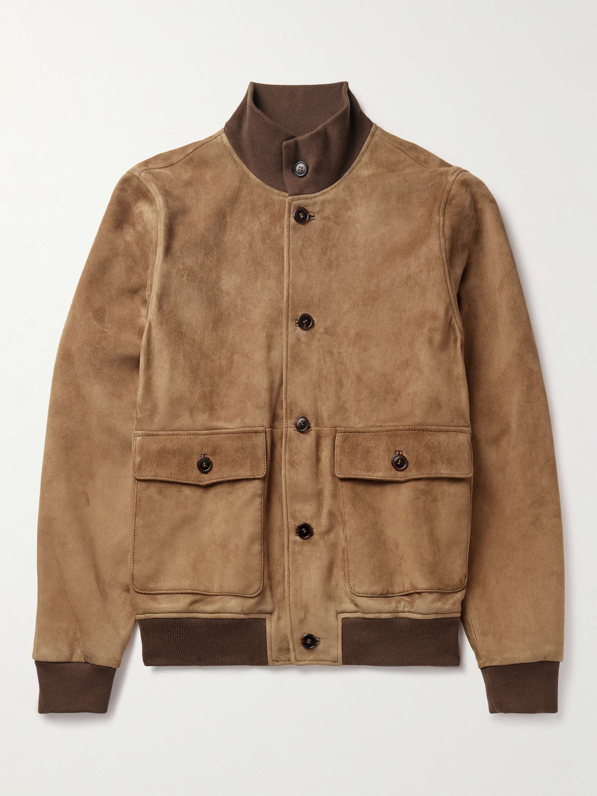 burberry suede bomber jacket