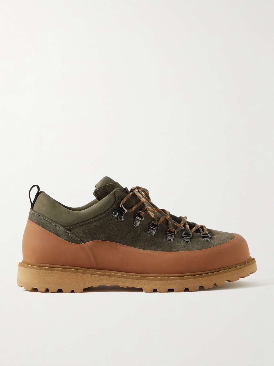 DIEMME + Throwing Fits Roccia Basso Rubber-Trimmed Suede Hiking Boots ...