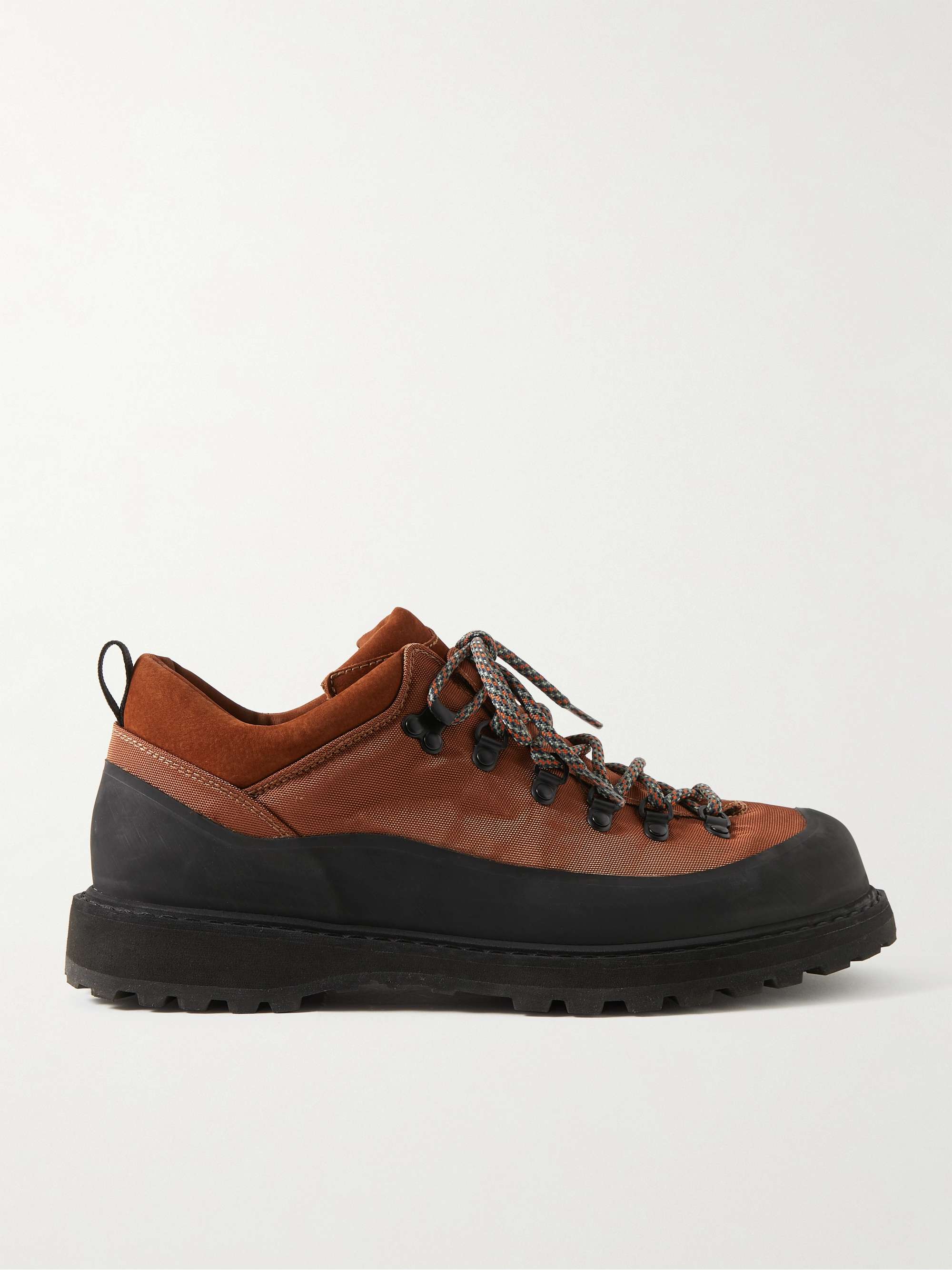 DIEMME + Throwing Fits Roccia Basso Suede and Rubber-Trimmed Canvas Hiking  Boots for Men