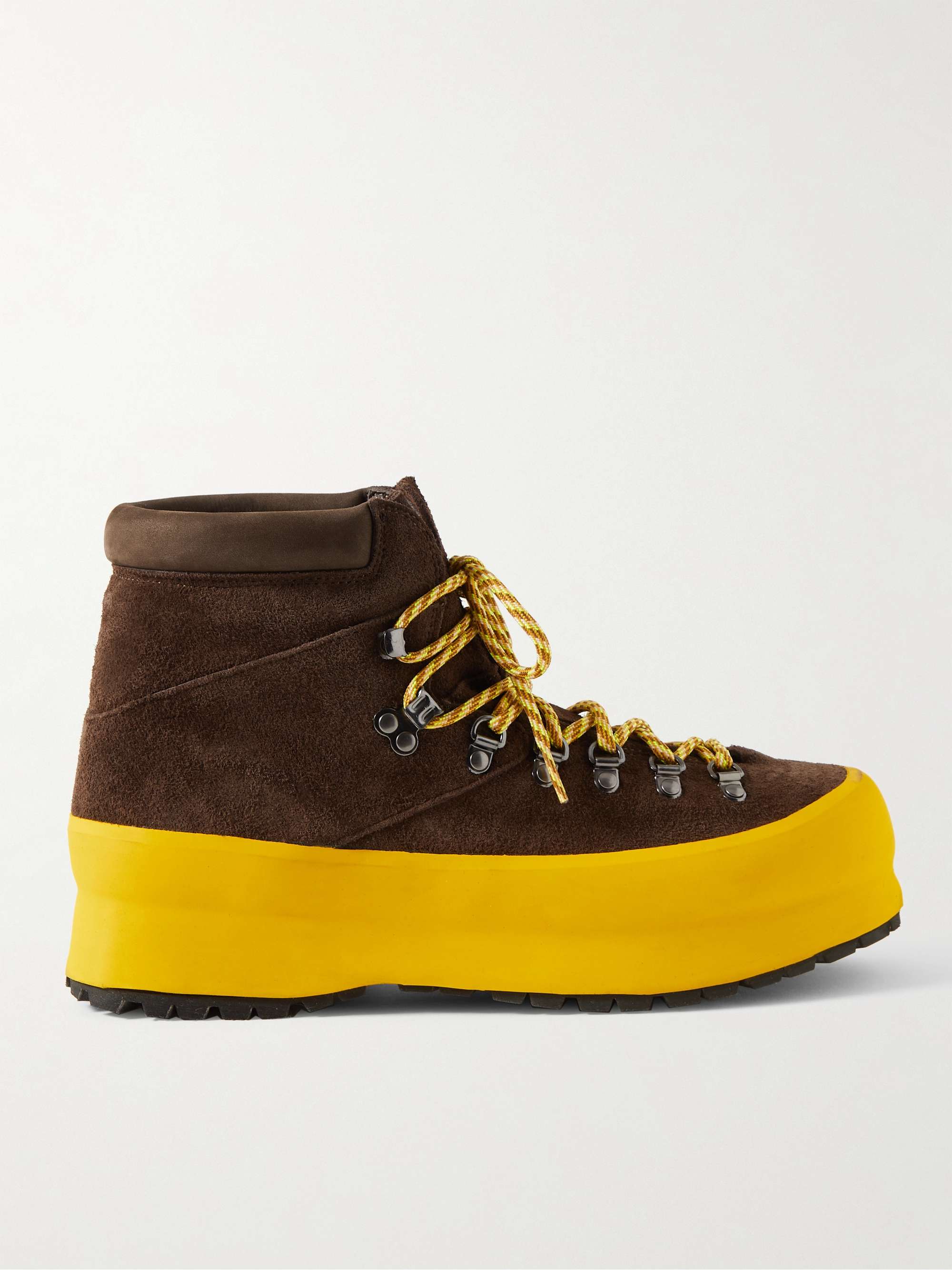 DIEMME + Throwing Fits Rosset Rubber-Trimmed Suede Boots for Men