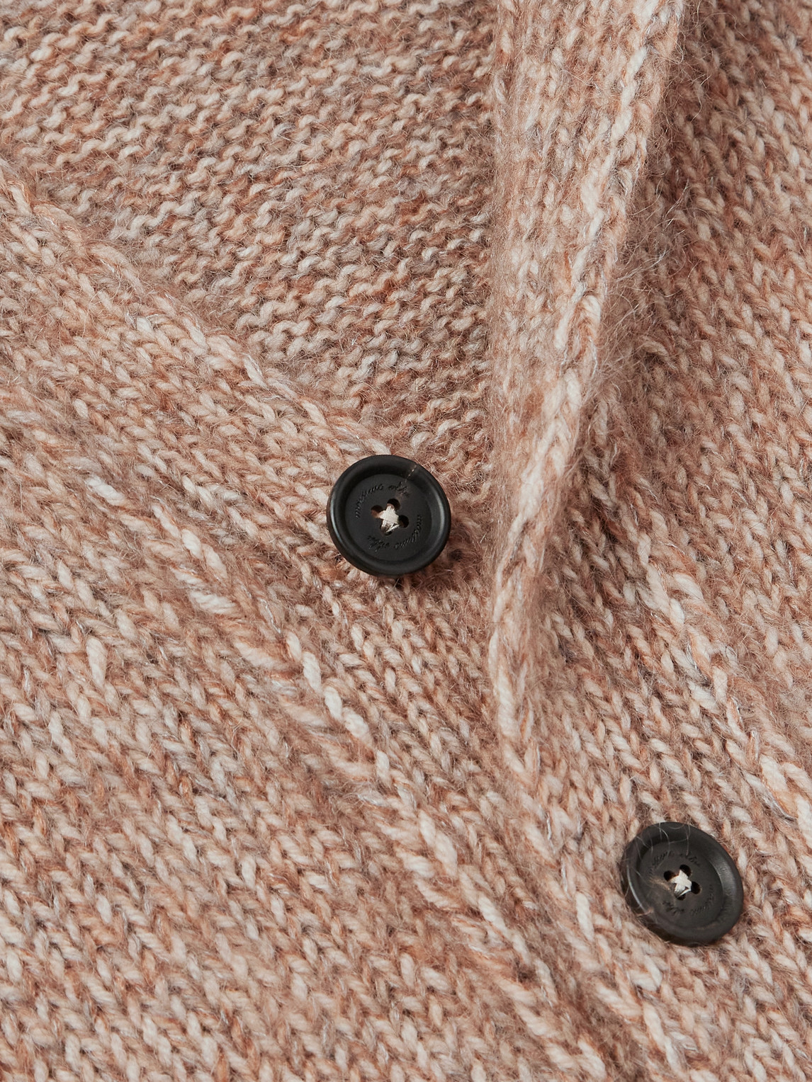 Shop Massimo Alba Wool, Mohair And Silk-blend Cardigan In Brown