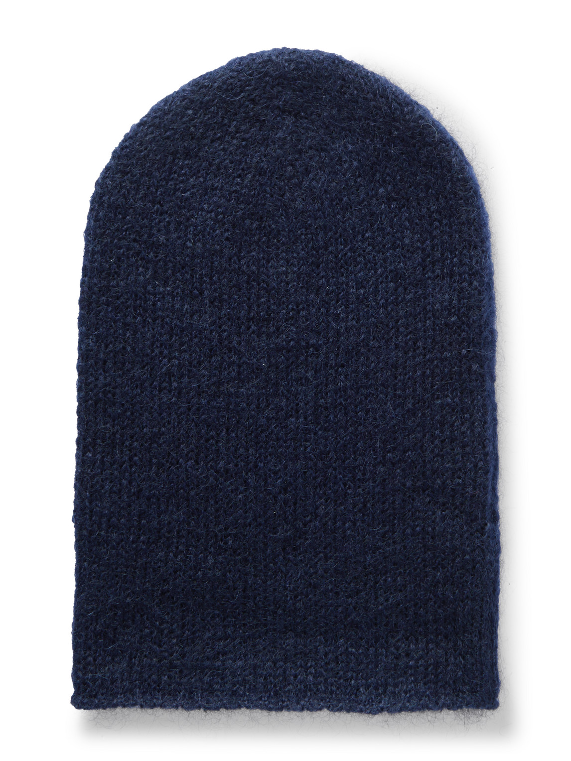 Massimo Alba Clayde Mohair And Silk-blend Beanie In Blue