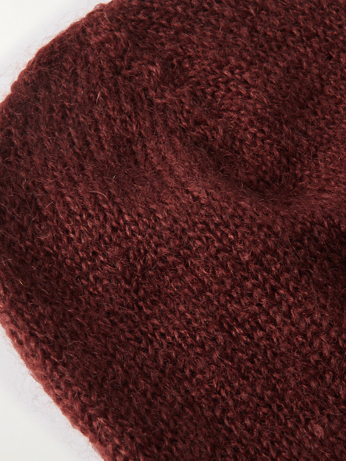 Shop Massimo Alba Clayde Mohair And Silk-blend Beanie In Brown