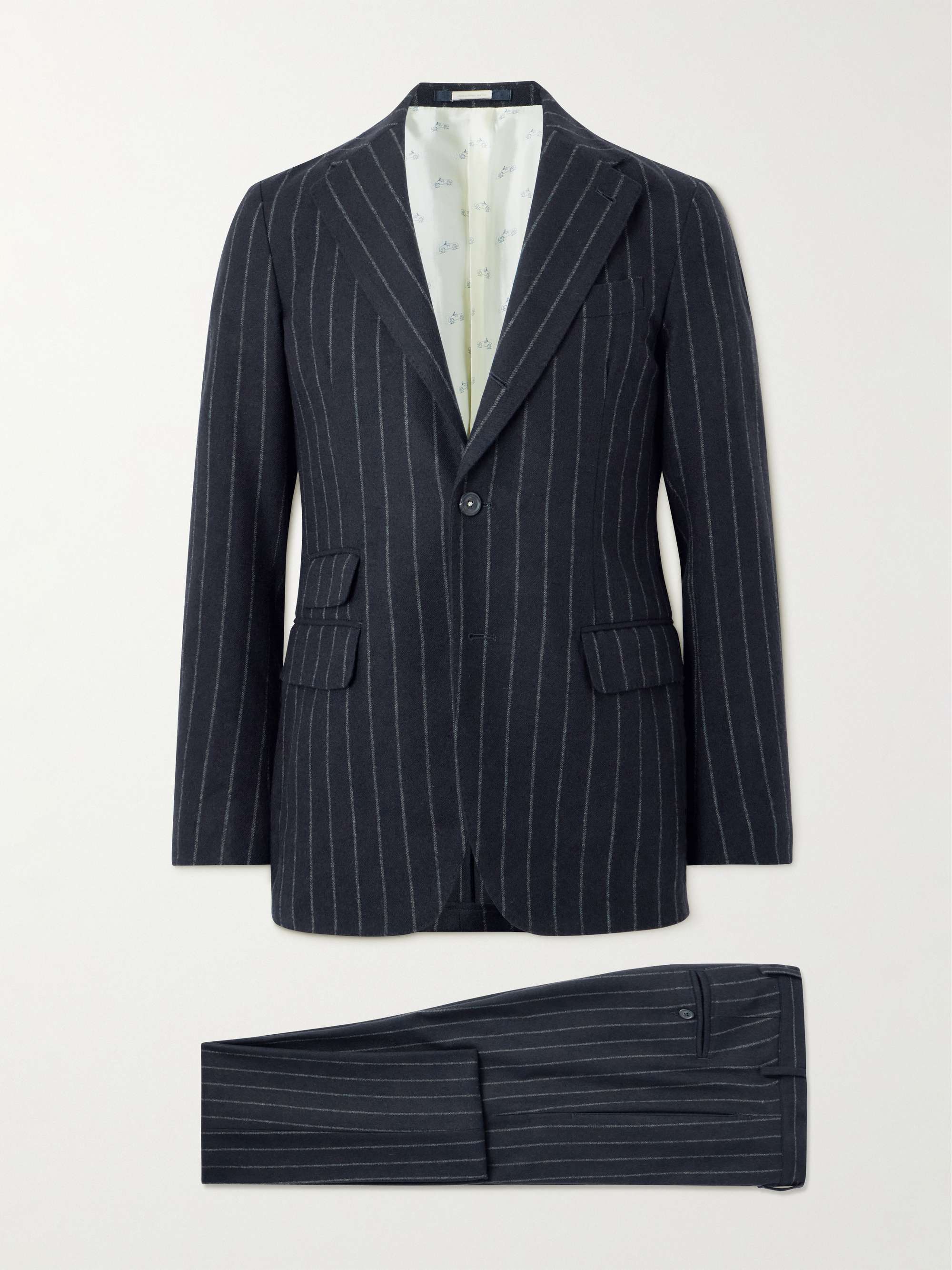 MASSIMO ALBA Sloop Pinstriped Wool Suit for Men | MR PORTER